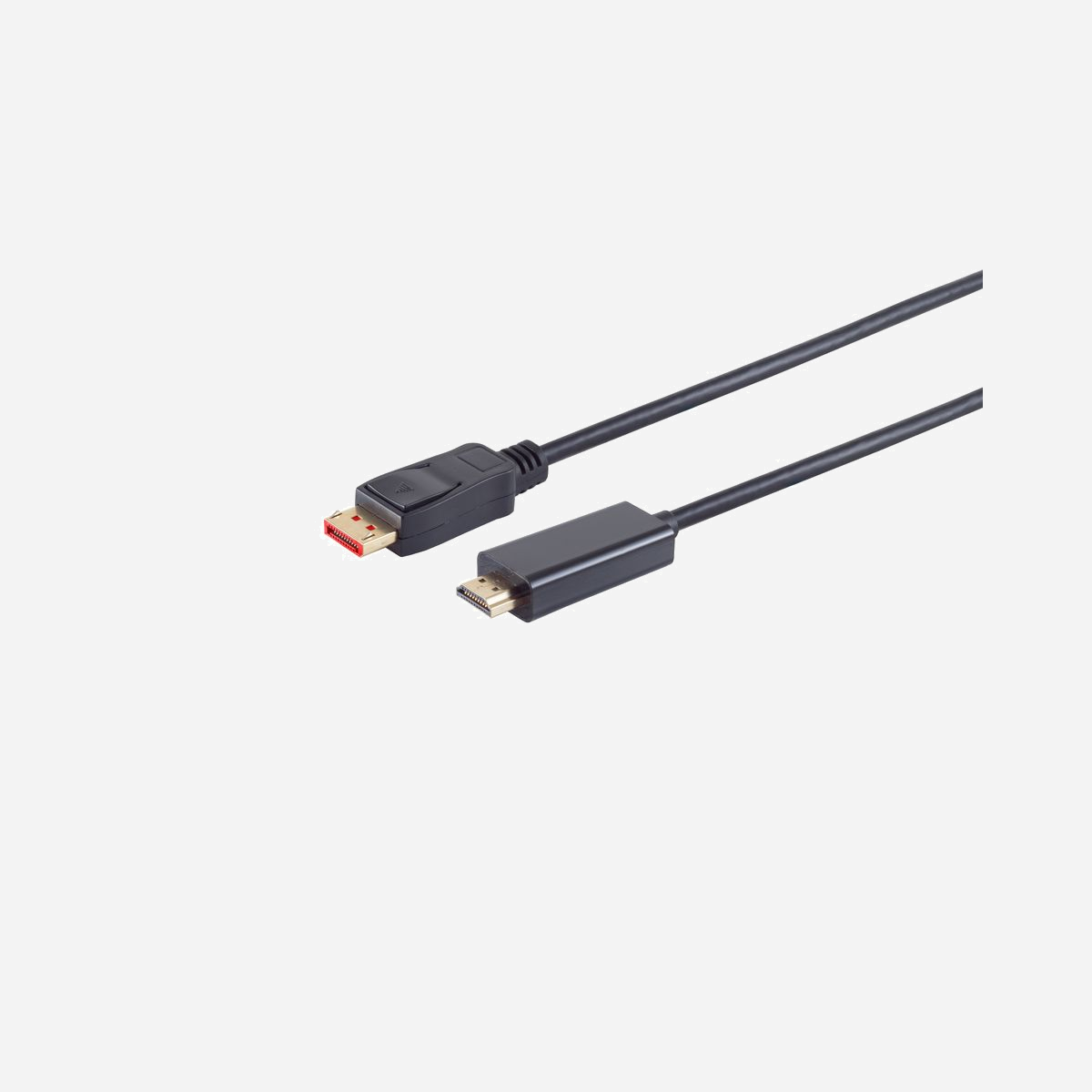 S/CONN 10-71075 Câble DisplayPort 1.4 vers HDMI Type A (Standard) 10m, 3840x2160 60Hz, HDCP 1.4/2.2, contacts or, triple blindage, AWG30 - S/CONN 10-71075. Longueur de câble: 10 m, Connecteur 1: DisplayPort, Connecteur 2: HDMI Type A (Standard). Quantité: 1 pièce(s)