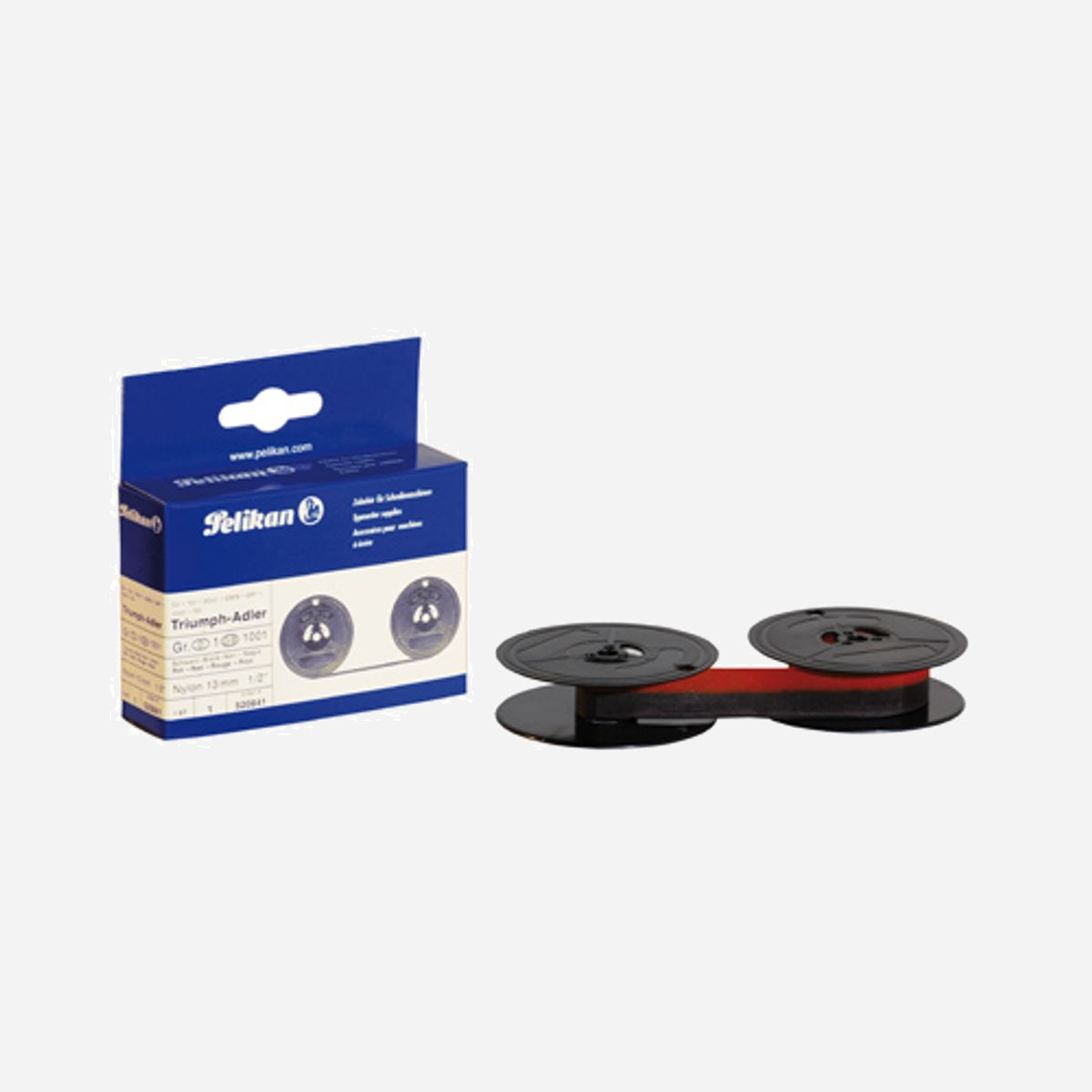 Pelikan Ruban d'Impression 1D Dot Matrix - 13mm x 10m - Compatibilité Adler-Royal, Brother, Bull, Facit, Hermes, NCR, Olivetti, Olympia, Philips, Sanyo, Triumph-Adler - Pelikan 1D. Compatibilité: Adler-Royal 200, 240, 260, 290, 400, 450, 470, 480, 5000, 642, 643, 970, 995, ACS 131 DC, ACS CL,..., Technologie d'impression: Dot Matrix. Longueur de ruban: 10 m. Poids du paquet: 30 g. Taille de ruban: 13 mm, Dimensions du colis (LxPxH): 95 x 95 x 25 mm. Produits par palette: 7584 pièce(s)