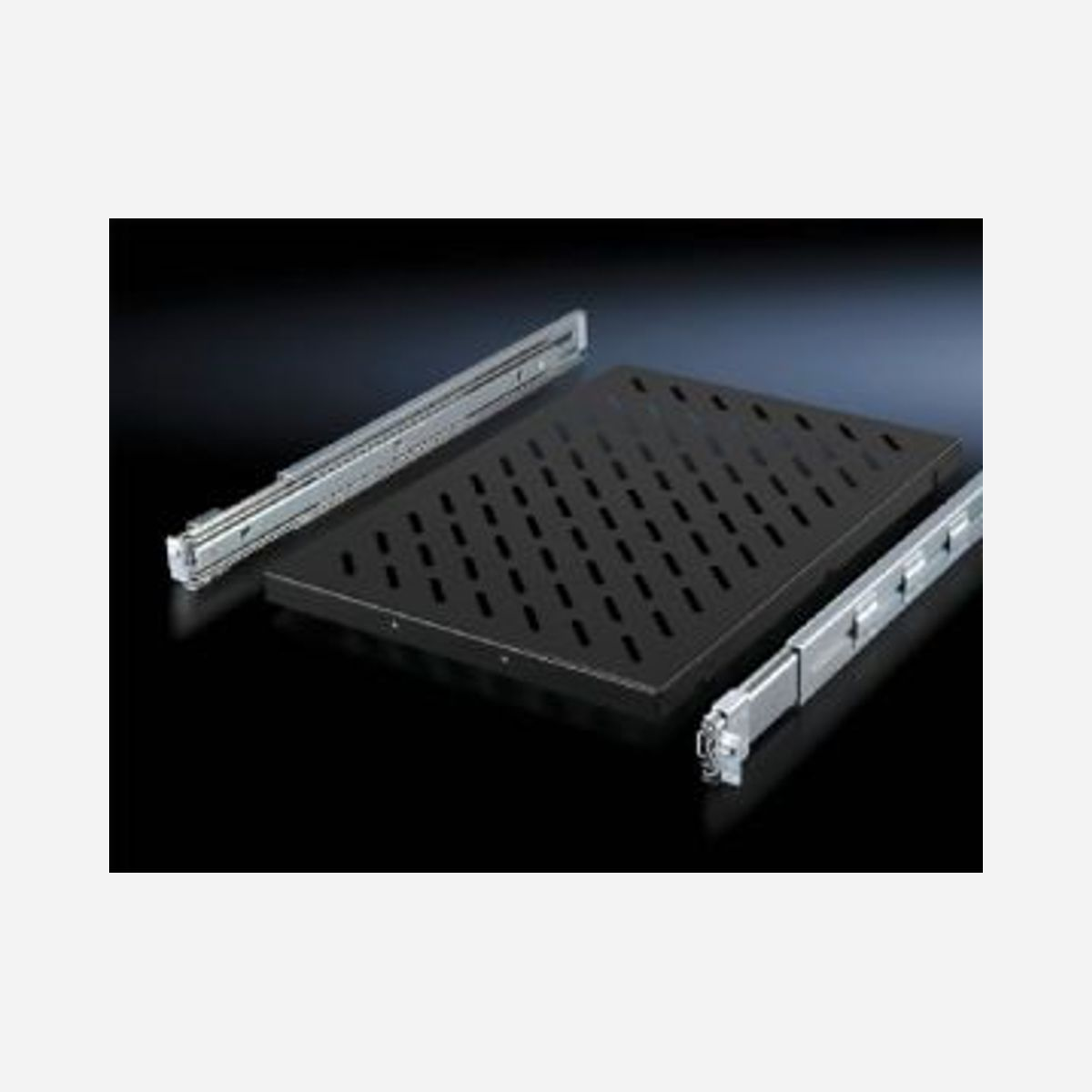 Rittal DK 5501.685 Rack 1U Acier Noir 419x700mm, Charge 50kg, Compatible TS IT/TE (Référence: 5501.685) - Rittal DK 5501.685. Couleur du produit: Noir, Matériau du boîtier/corps: Acier, Capacité de charge maximale: 50 kg. Largeur: 419 mm, Profondeur: 700 mm. Quantité: 1 pièce(s), Poids du paquet: 8,5 kg