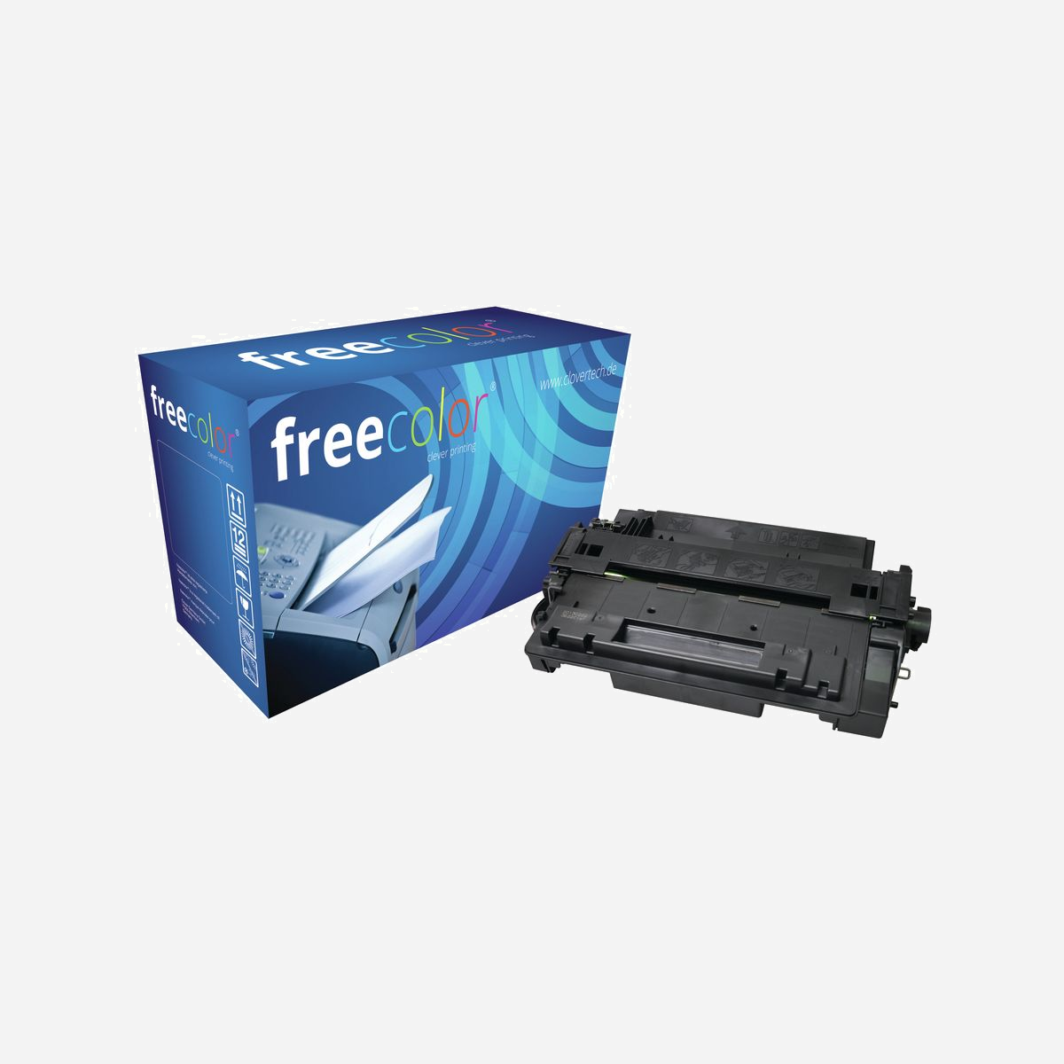 Freecolor 255A-FRC Cartouche Toner Noir, Rendement 6000 pages, pour HP LaserJet P3010/P3015 & Enterprise M525 - Code OEM CE255A - Freecolor 255A-FRC. Rendement par page de toner noir: 6000 pages, Couleurs d'impression: Noir, Quantité: 1 pièce(s)