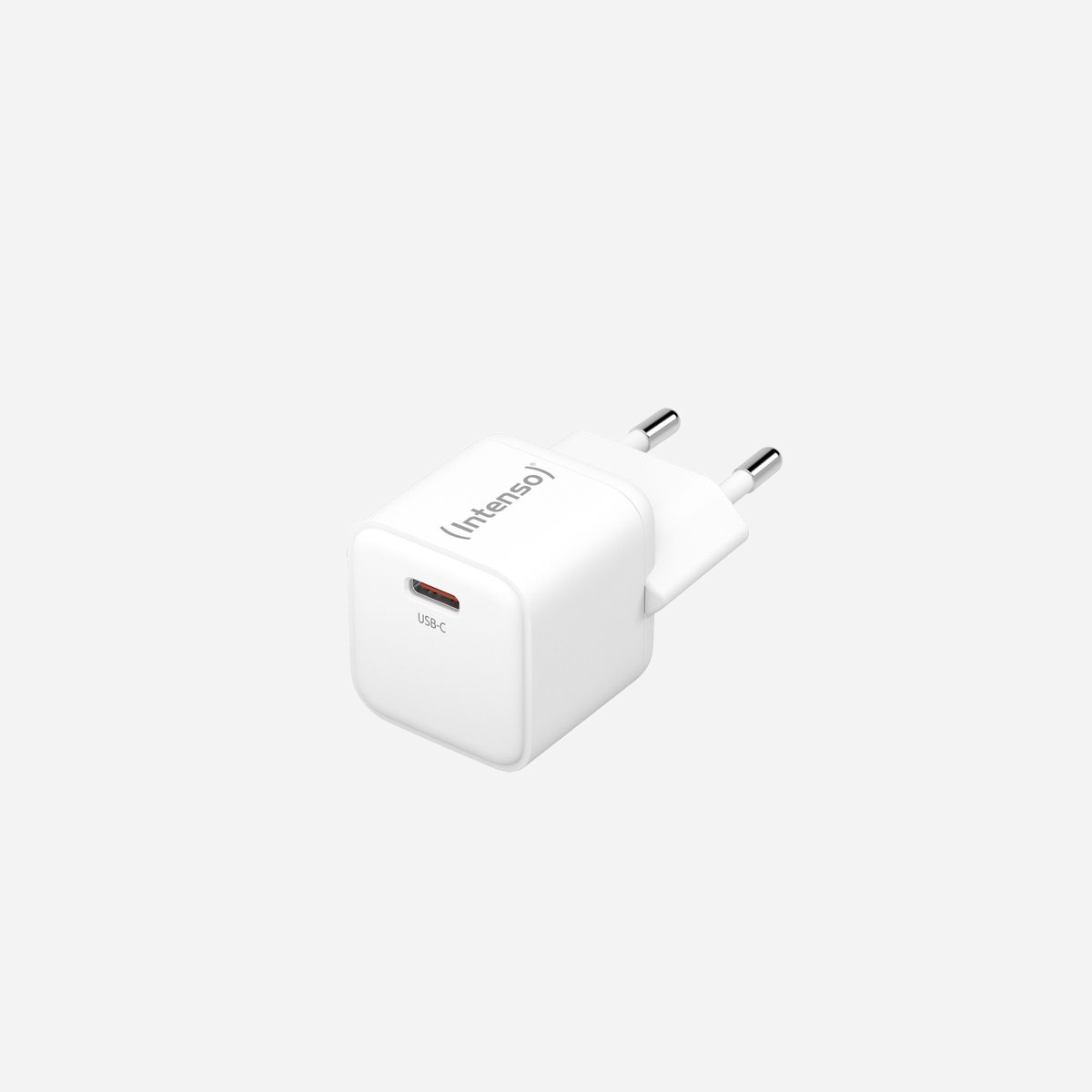 Intenso Adaptateur Secteur USB-C 30W GaN 7803022 Universel Blanc, Charge Rapide, 1 Port Type C, 5V/3A, 9V/3A, 12V/2.5A, 15V/2A, 20V/1.5A - Adaptateur secteur avec port USB-C pour alimenter les smartphones, liseuses électroniques, tablettes et appareils compatibles USB