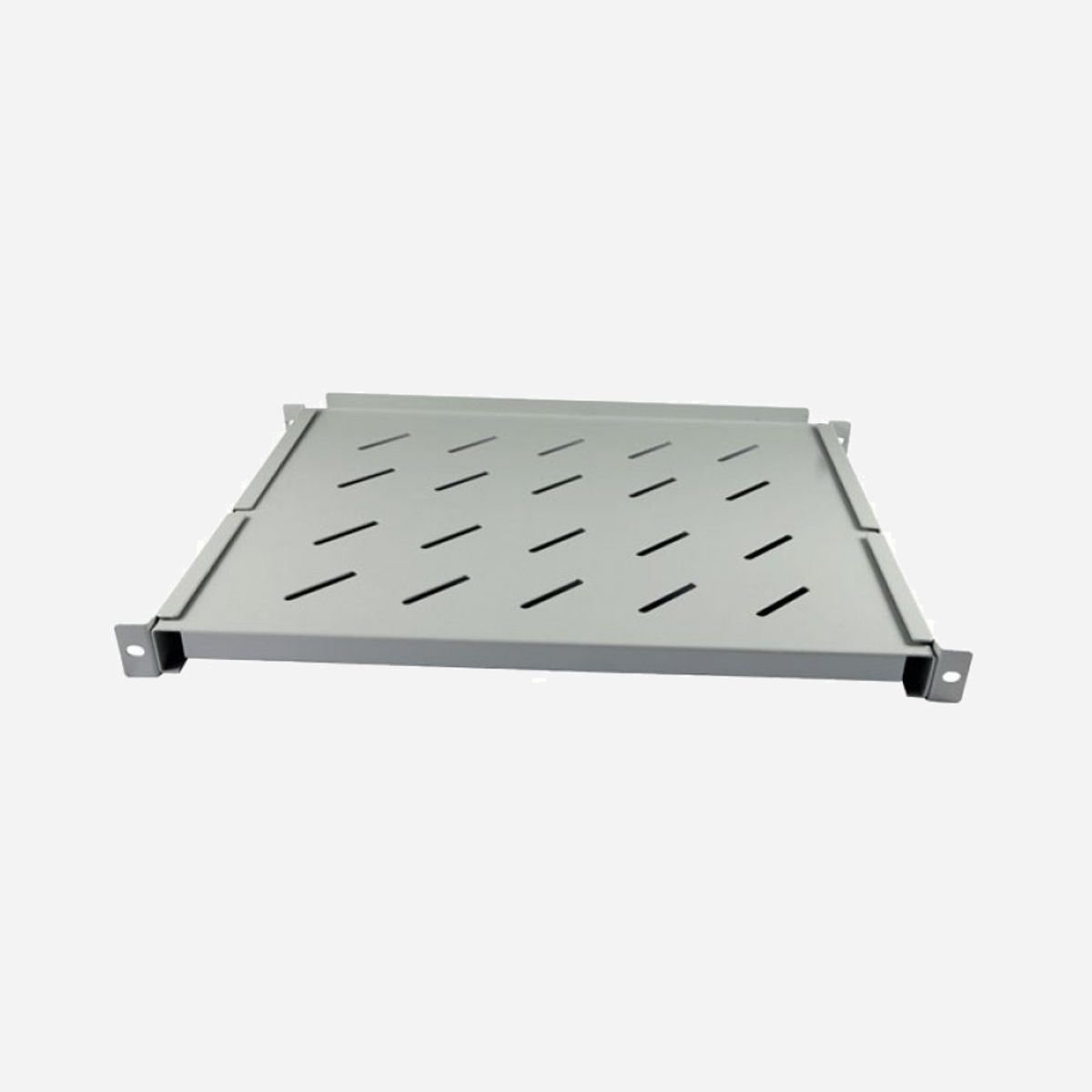 Étagère ALLNET ALL-S0002101 Argent pour rack 19 pouces (48.3cm), 450 x 550 x 45 mm, charge max 60kg, fixation rack 1U - ALLNET ALL-S0002101. Type: Étagère, Couleur du produit: Argent. Taille (impériale): 48,3 cm (19"), Largeur: 450 mm, Profondeur: 550 mm. Quantité: 1 pièce(s)