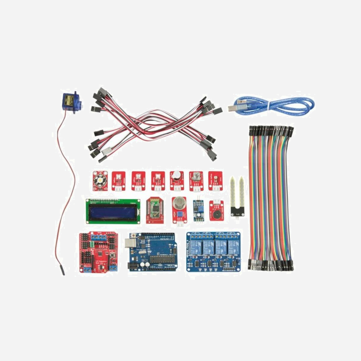 Kit de Démarrage ALLNET ALL-E-4-6 (E4-6) pour 4Duino, Module LED, Relais, Avertisseur, Poids 412g - ALLNET ALL-E-4-6 (E4-6). Type de produit: Kit de démarrage, Compatibilité: 4Duino, Compatibilité de marque: ALLNET. Poids: 412 g