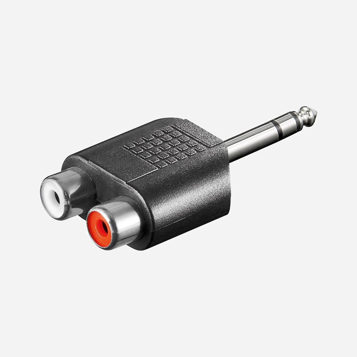 Microconnect AUDANH Adaptateur Audio 6.35mm Mâle vers 2x RCA Femelle, 10g, dimensions emballage 159x120x14mm - Microconnect AUDANH. Connecteur 1: 6.35mm, Connecteur 2: 2 x RCA
