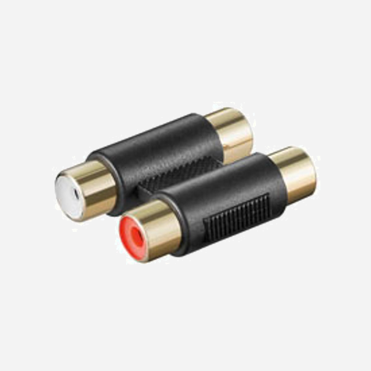 Goobay A 181 G Adaptateur audio 2xRCA Femelle vers 2xRCA Femelle Noir - Référence 12419 - Goobay A 181 G. Connecteur 1: 2xRCA, Connecteur 2: 2xRCA. Couleur du produit: Noir