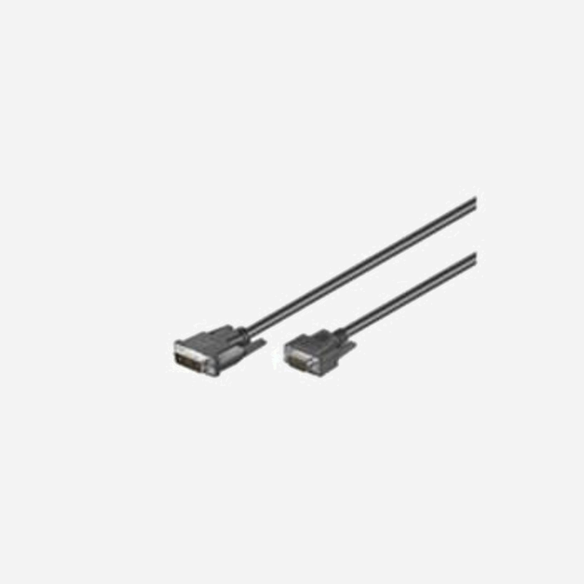 Microconnect 50990 Câble Adaptateur Vidéo 2m DVI-I Mâle vers VGA (D-Sub) Mâle, Contacts Nickel, RoHS, Noir - Microconnect 50990. Longueur de câble: 2 m, Connecteur 1: DVI-I, Connecteur 2: VGA (D-Sub). Certificats de conformité: RoHS. Poids: 160 g. Largeur du colis: 270 mm, Profondeur du colis: 209 mm, Hauteur du colis: 32 mm