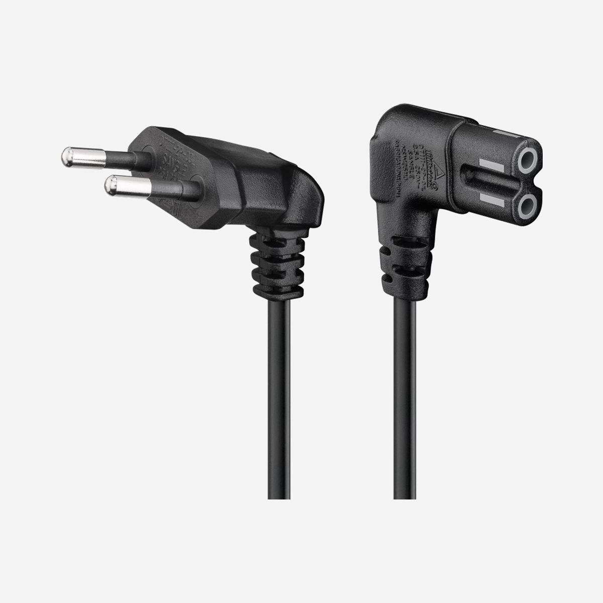 Goobay 73021 : Câble d'alimentation Noir 5m, Prise Type C - CEE7/16, H03VVH2-F 0.75mm², 250V 2.5A, Compatible Playstation/Xbox, Certifié CE/RoHS/WEEE - Goobay 73021. Longueur de câble: 5 m, Connecteur 1: Prise d'alimentation type C, Connecteur 2: CEE7/16, Type de câble: H03VVH2-F. Tension d'entrée: 250 V