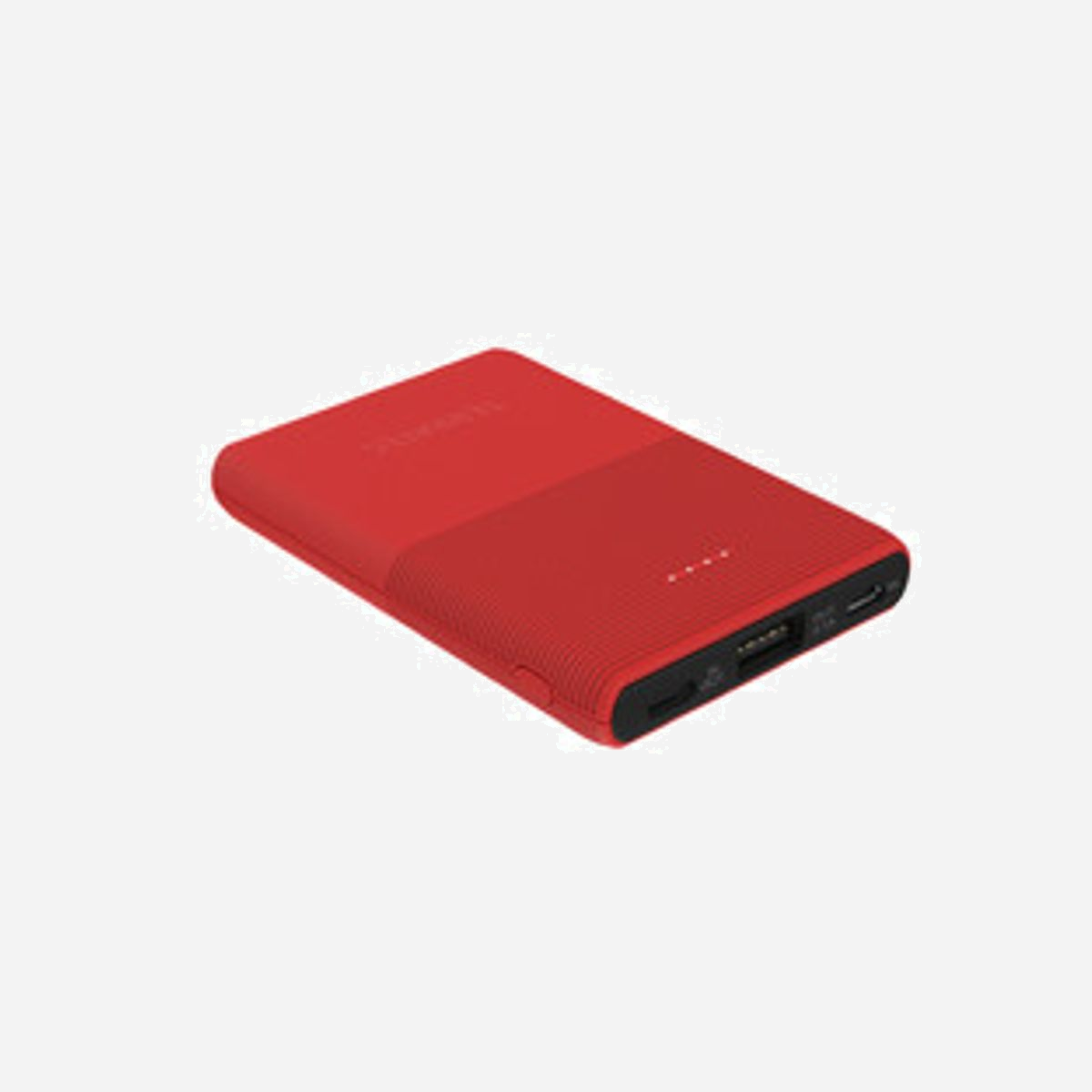 Terratec P50 Pocket Batterie Externe LiPo 5000 mAh Rouge, 2 ports USB (Type-A + Type-C), 5V/2.1A, recharge USB, compatible universel - Terratec P50 Pocket. Capacité de la batterie: 5000 mAh, Technologie batterie: Lithium Polymère (LiPo). Ports de sortie USB de type A: 1, Quantité de ports USB de type C: 1. Couleur du produit: Rouge