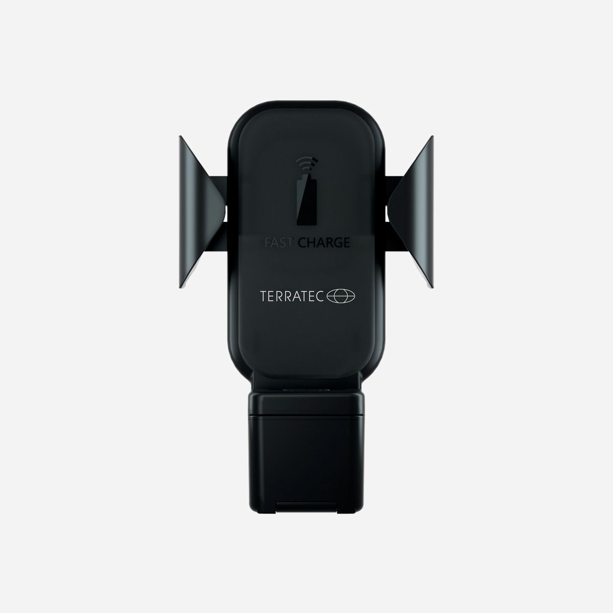 Terratec ChargeAir All Car Support Actif pour Mobile/Smartphone & Smartwatch, Charge Induction, Allume-cigare, 5-9V, Noir, 160x116x90mm - Terratec ChargeAir All Car. Type d'appareil mobile: Mobile/smartphone, Smartwatch, Type: Support actif, Usage adapté: Voiture, Couleur du produit: Noir