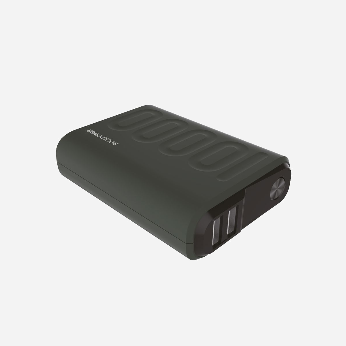 RealPower PB-10000PD+ Midnight Green, Batterie Externe 10000mAh, 2x USB-A (3A/2A), 1x USB-C (1.5A), Recharge Rapide, Vert, Compatible USB Power Delivery - RealPower PB-10000PD+ Midnight Green. Capacité de la batterie: 10000 mAh. Ports de sortie USB de type A: 2, Quantité de ports USB de type C: 1. Couleur du produit: Vert