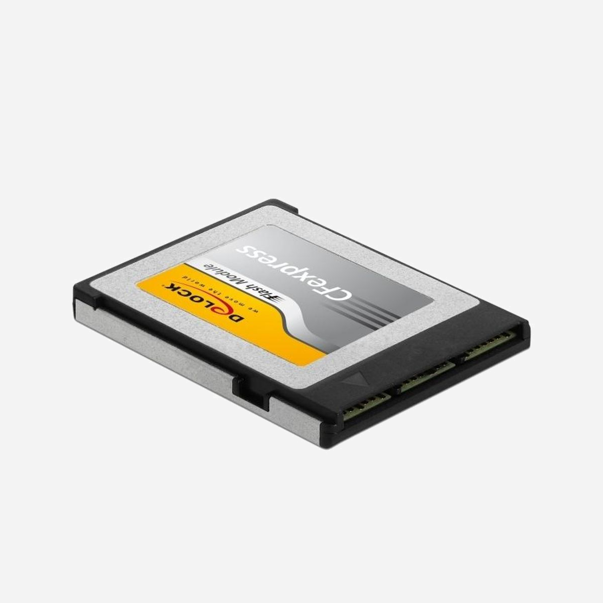 DeLOCK 54066 - Carte CFexpress 256 Go - Lecture 1550 Mo/s, Ecriture 900 Mo/s - MTBF 1500000h - Température de fonctionnement 0-70°C - DeLOCK 54066. Capacité: 256 Go, Type de Carte Flash: CFexpress, Vitesse de lecture: 1550 Mo/s, Vitesse d'écriture: 900 Mo/s. Couleur du produit: Noir, Gris
