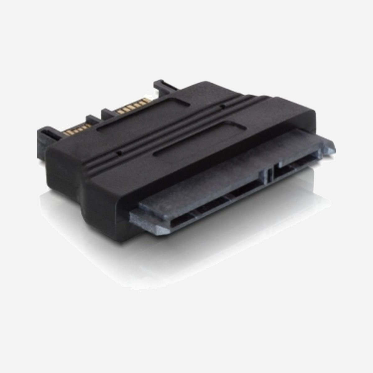 DeLOCK Adaptateur SATA 22-pin FM vers SATA 13-pin M, Noir - Convertisseur SATA 22 Broches Mâle vers SATA 13 Broches Femelle - DeLOCK Adapter SATA. Connecteur 1: SATA 22-pin FM, Connecteur 2: SATA 13-pin M. Couleur du produit: Noir
