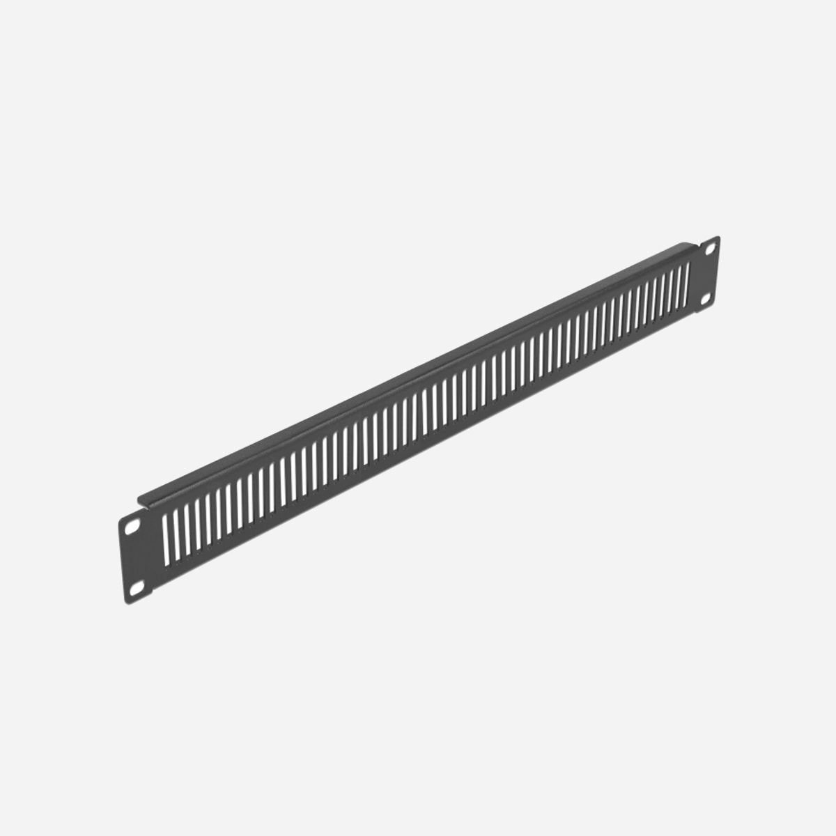 DeLOCK Panneau 19" 1U Noir - Panneau Vierge Métal Ventilé - Dimensions 482 x 44 x 10 mm - Pour Armoire Réseau - Référence 66670 - Ce panneau de Delock est approprié pour l’installation dans une armoire de réseau 19″. Il ferme les zones ouvertes dans une armoire de réseau.<br><br>Ventilation optimale<br>Les évents intégrés assurent la circulation optimale de l’air dans l’armoire de réseau.