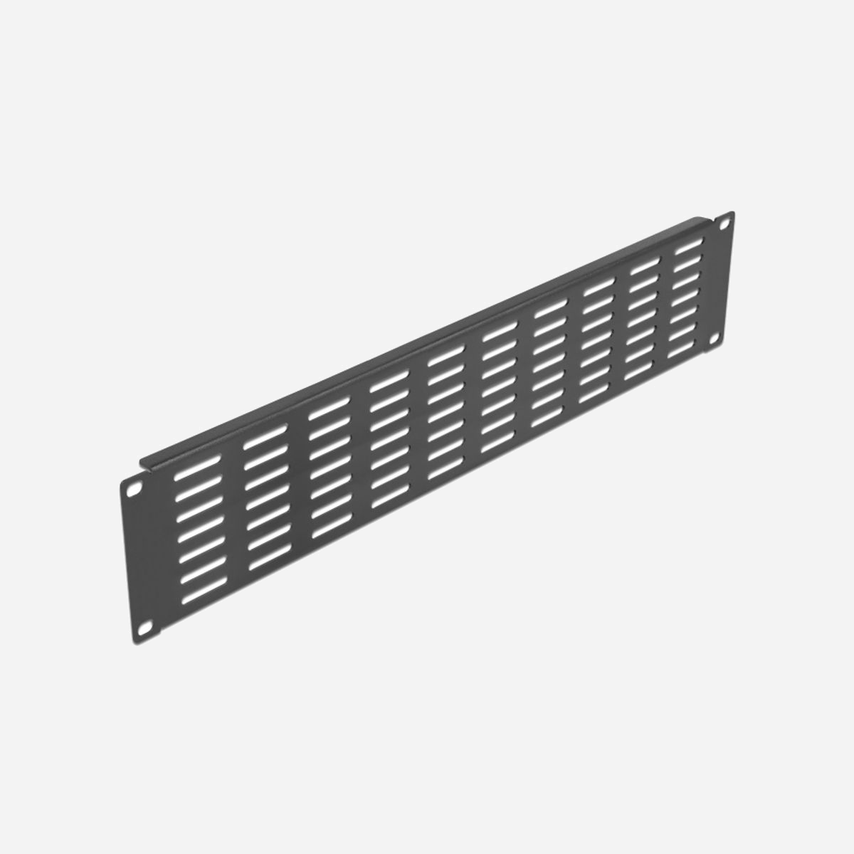 DeLOCK Panneau Rack 19" 2U Noir Métal avec Évents Verticaux - Dimensions 482 x 88.5 x 10 mm - Pour Armoire Réseau Standard - Ce panneau de Delock est approprié pour l’installation dans une armoire de réseau 19″. Il ferme les zones ouvertes dans une armoire de réseau.<br><br>Ventilation optimale<br>Les évents intégrés assurent la circulation optimale de l’air dans l’armoire de réseau.