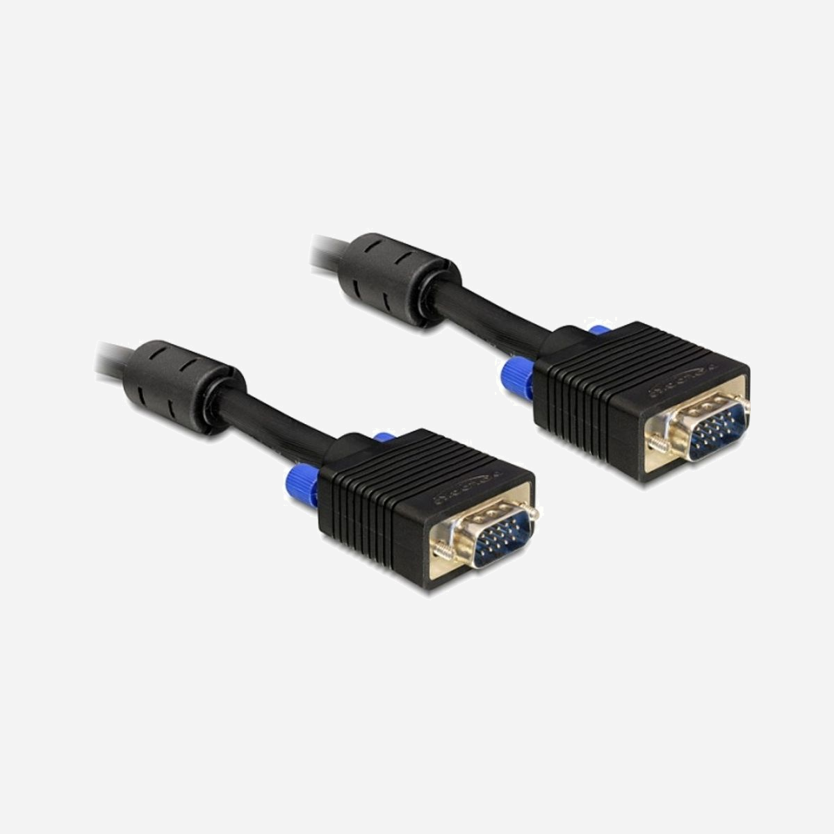 DeLOCK Câble VGA 20m Mâle/Mâle (D-Sub) Noir - AWG28, Ferrite, Droit/Droit - Conditionnement sachet, Réf. 82562 - DeLOCK 20m VGA Cable. Longueur de câble: 20 m, Connecteur 1: VGA (D-Sub), Connecteur 2: VGA (D-Sub). Type d'emballage: Sac en polyéthylène