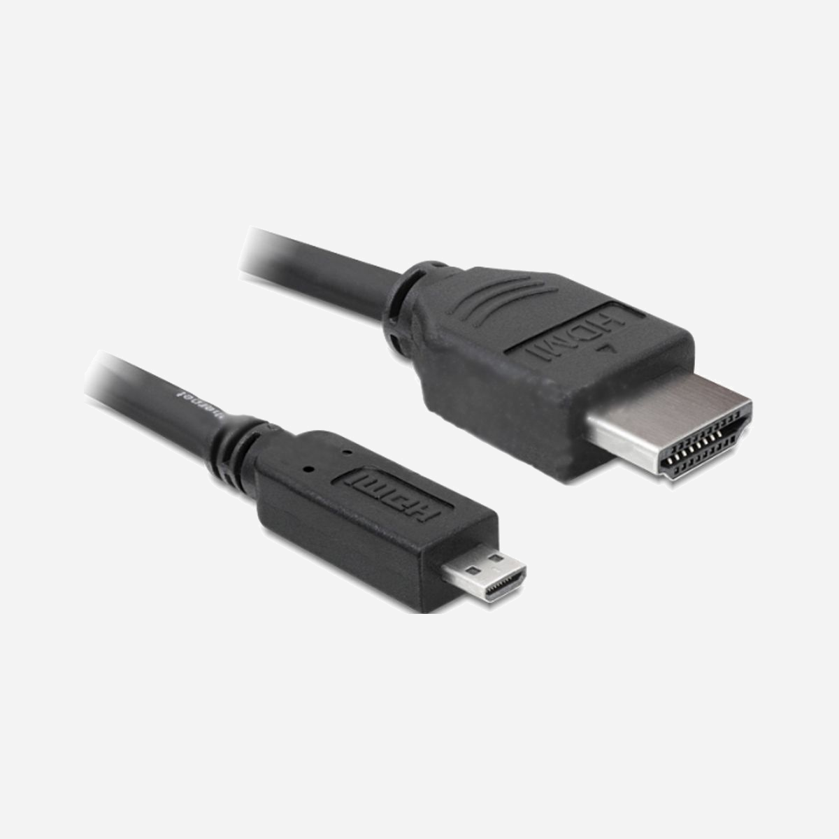 DeLOCK Câble HDMI 3m, Connecteur HDMI Type A (Standard) vers HDMI Type D (Micro), Contacts Nickelés, Noir, Mâle/Mâle, Réf. 82663 - DeLOCK 3m HDMI. Longueur de câble: 3 m, Connecteur 1: HDMI Type A (Standard), Connecteur 2: HDMI Type D (Micro), Contacts du connecteur de placage: Nickel, Couleur du produit: Noir