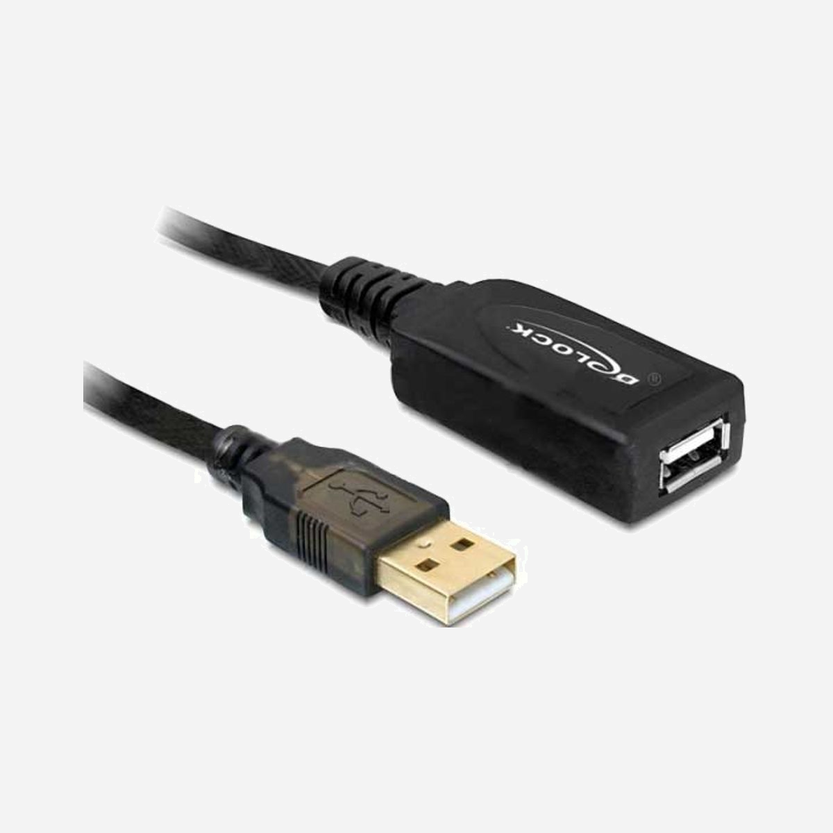 DeLOCK Câble USB 2.0 82690 Noir - 20m, Connecteur USB Type-A Mâle vers USB Type-A Femelle, Longueur 20 mètres, Noir - DeLOCK 20m USB 2.0. Longueur de câble: 20 m. Genre du connecteur: Mâle/Femelle, Couleur du produit: Noir