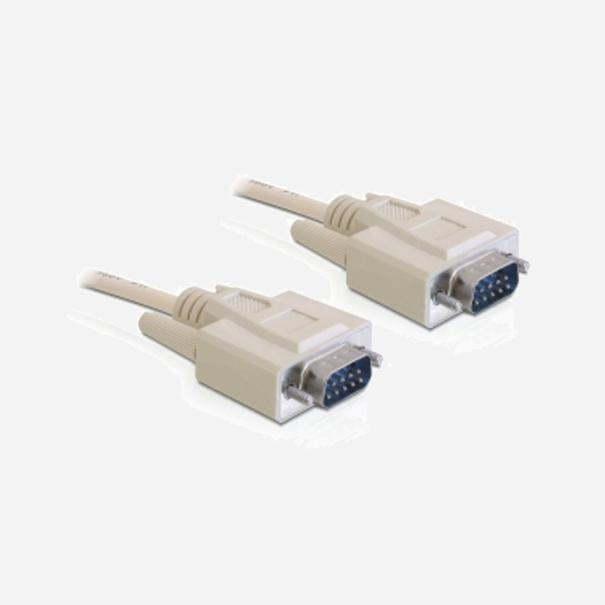 Câble Série DeLOCK RS-232 Beige 5m DB-9 Mâle vers DB-9 Mâle - Code douanier 84733080 - DeLOCK RS-232, 5m. Couleur du produit: Beige, Longueur de câble: 5 m, Connecteur 1: DB-9