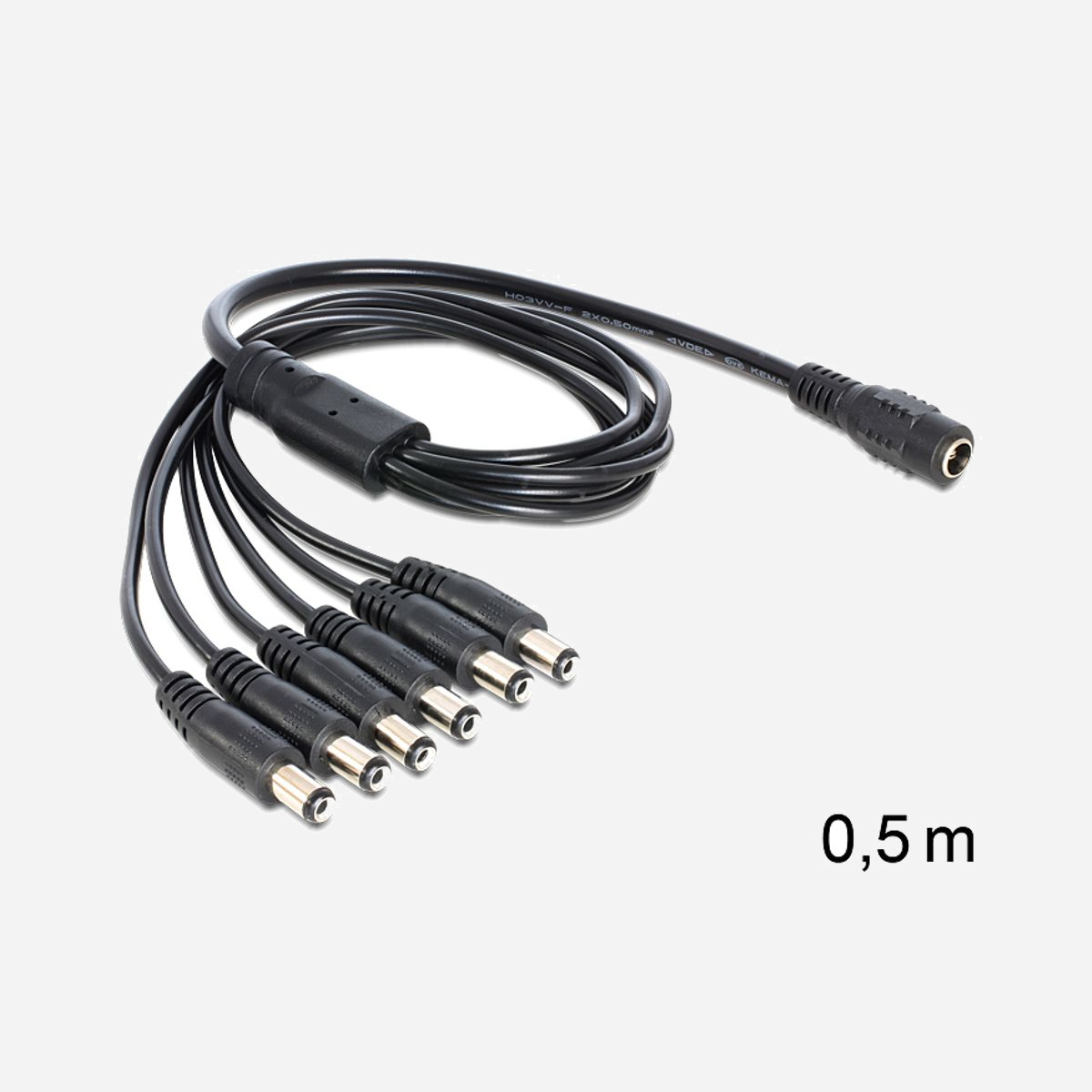 DeLOCK 83289 Câble d'alimentation Noir - Connecteur Mâle vers Femelle - Contacts plaqués Nickel - Code SH 84733080 - DeLOCK 83289. Couleur du produit: Noir, Genre de connecteur 1: Mâle, Genre de connecteur 2: Femelle