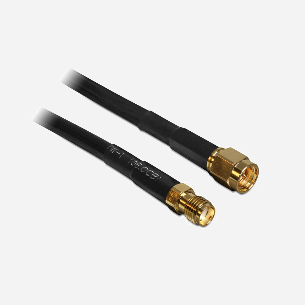 DeLOCK Câble Coaxial 10m SMA Mâle / Femelle CFD200 Noir - Connecteurs SMA-M et SMA-F - Référence 88445 - DeLOCK 10m SMA m/f. Longueur de câble: 10 m, Connecteur 1: SMA, Connecteur 2: SMA