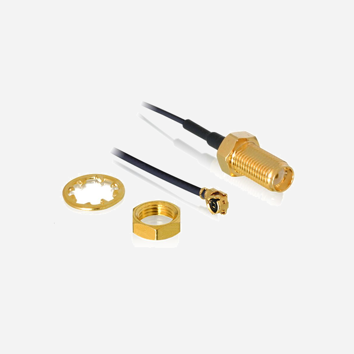 Câble Coaxial DeLOCK 88825 - 0.5m - Connecteur MHF (I-PEX) Mâle vers RF SMA Femelle - 50 Ohm - Noir - Unité - DeLOCK 88825. Longueur de câble: 0,5 m, Connecteur 1: MHF (I-PEX), Connecteur 2: RF SMA. Quantité: 1 pièce(s)