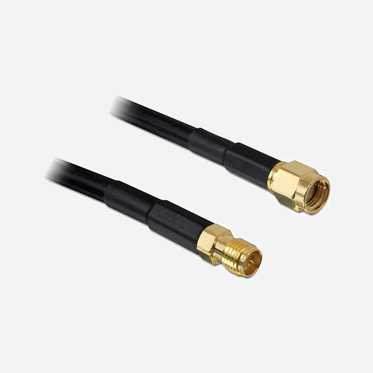 Câble Coaxial DeLOCK 89434 CFD200 15m RP-SMA Mâle vers RP-SMA Femelle 50 Ohm Noir Conditionnement Sac en Polyéthylène - DeLOCK 15m CFD200. Longueur de câble: 15 m, Connecteur 1: RP-SMA, Connecteur 2: RP-SMA. Quantité: 1 pièce(s). Type d'emballage: Sac en polyéthylène