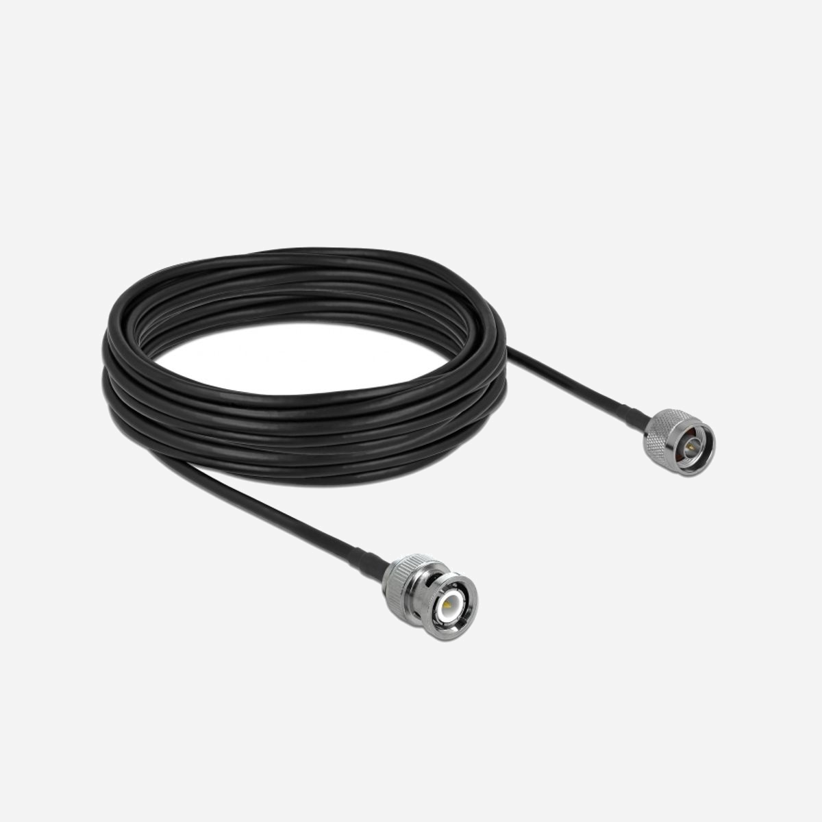 Câble coaxial DeLOCK 90425 LMR195 10m Noir/Gris, impédance 50 Ohm, connecteurs droits, conditionnement sachet polyéthylène - DeLOCK 90425. Longueur de câble: 10 m, Type de câble: LMR195, Facteur de forme du connecteur 1: Droit. Quantité: 1 pièce(s). Type d'emballage: Sac en polyéthylène. Pays d'origine: Chine