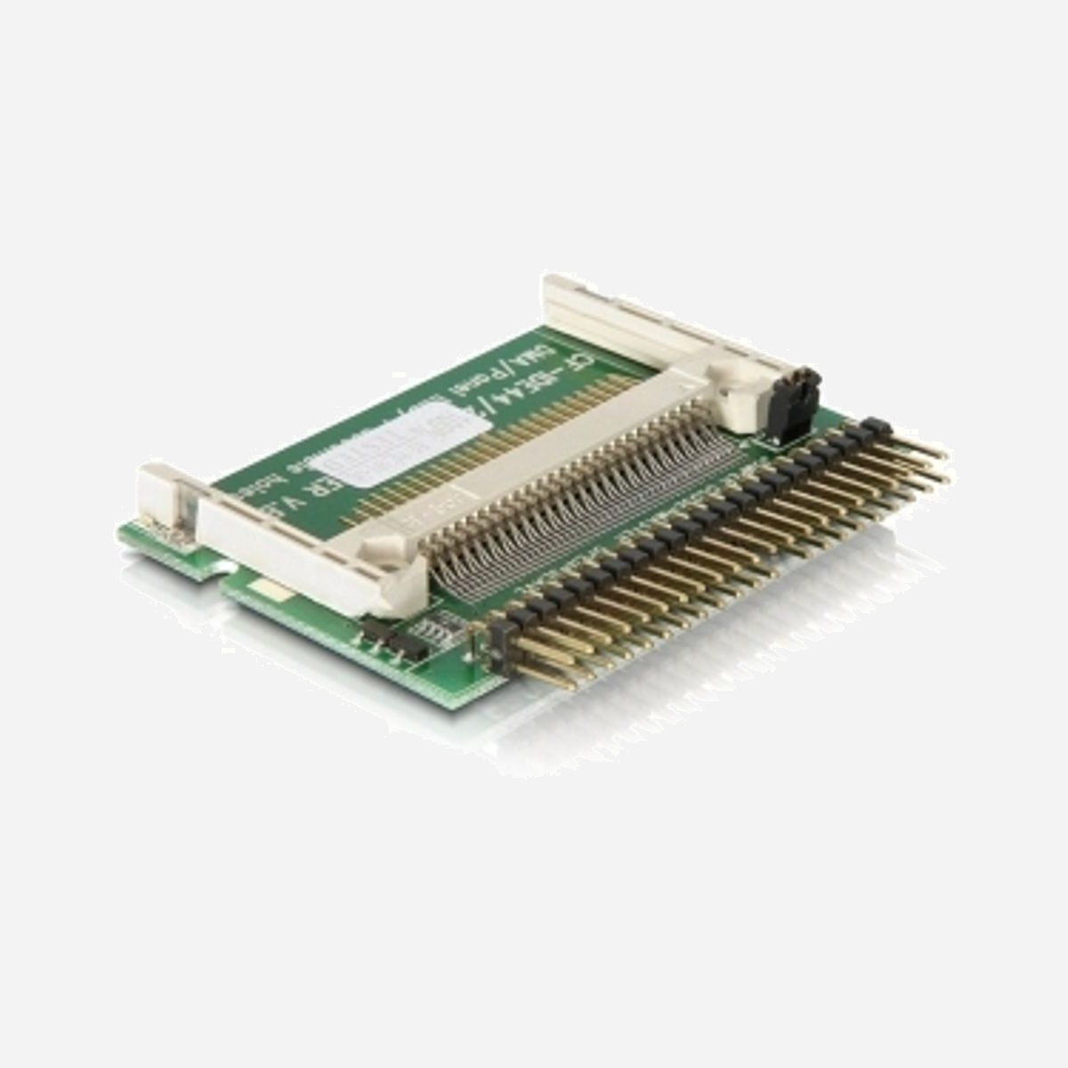 DeLOCK Lecteur de Carte Compact Flash vers IDE 44pin mâle - Compatible DOS, Windows, Unix, Linux - Référence 91655 - Code SH 84719000 - DeLOCK Card Reader IDE 44pin male to Compact Flash. Systèmes d'exploitation compatibles: DOS, Windows 3.1/NT4/98SE/ME/2000/XP/Vista, Unix, Linux