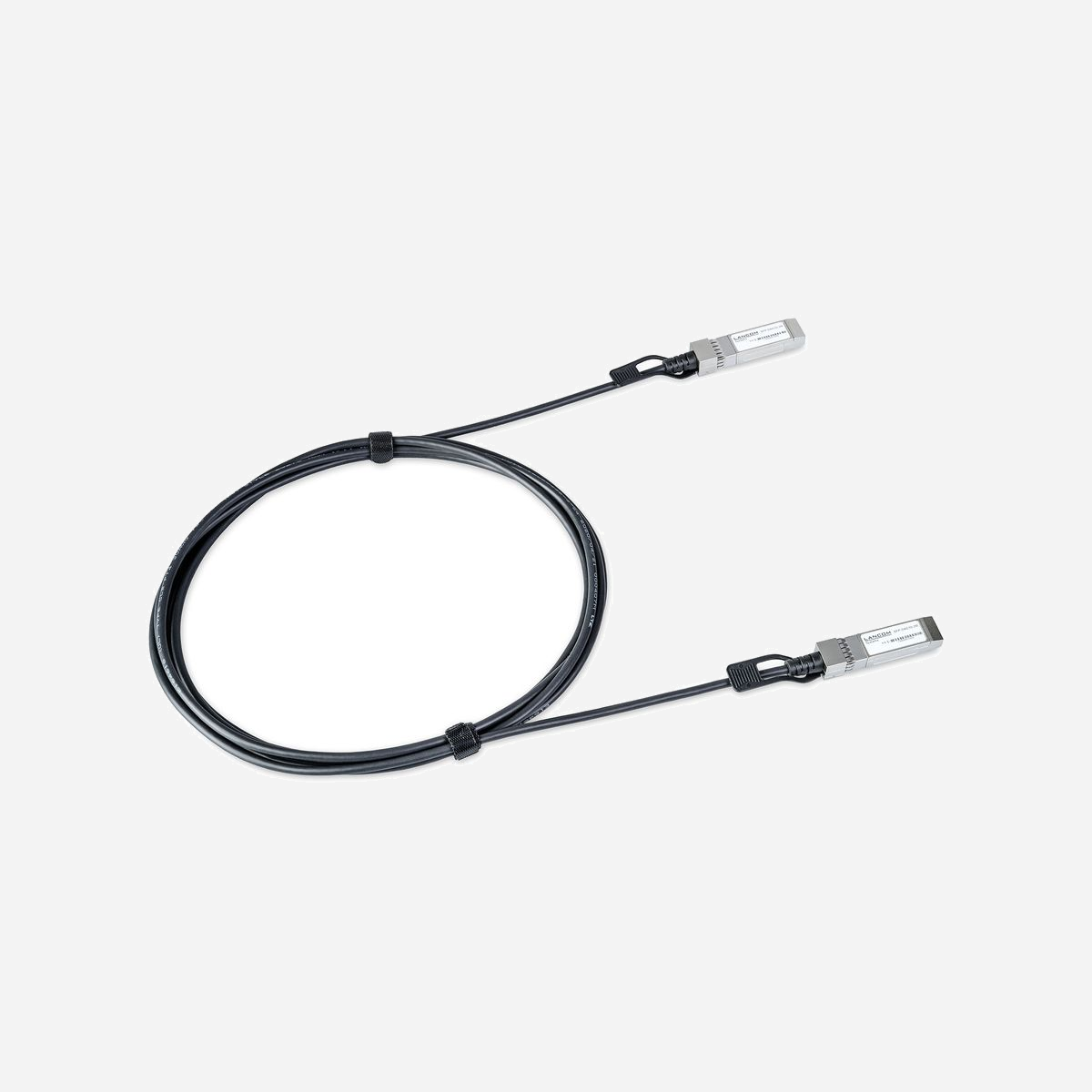 LANCOM Systems SFP-DAC10-3m Câble DAC 3m SFP Mâle vers SFP Mâle, 10 Gbit/s, Full Duplex, InfiniBand, 0-70°C, Noir/Acier, Plug and Play - LANCOM SFP-DAC10-3m. Longueur de câble: 3 m, Connecteur 1: SFP, Connecteur 2: SFP, Full duplex