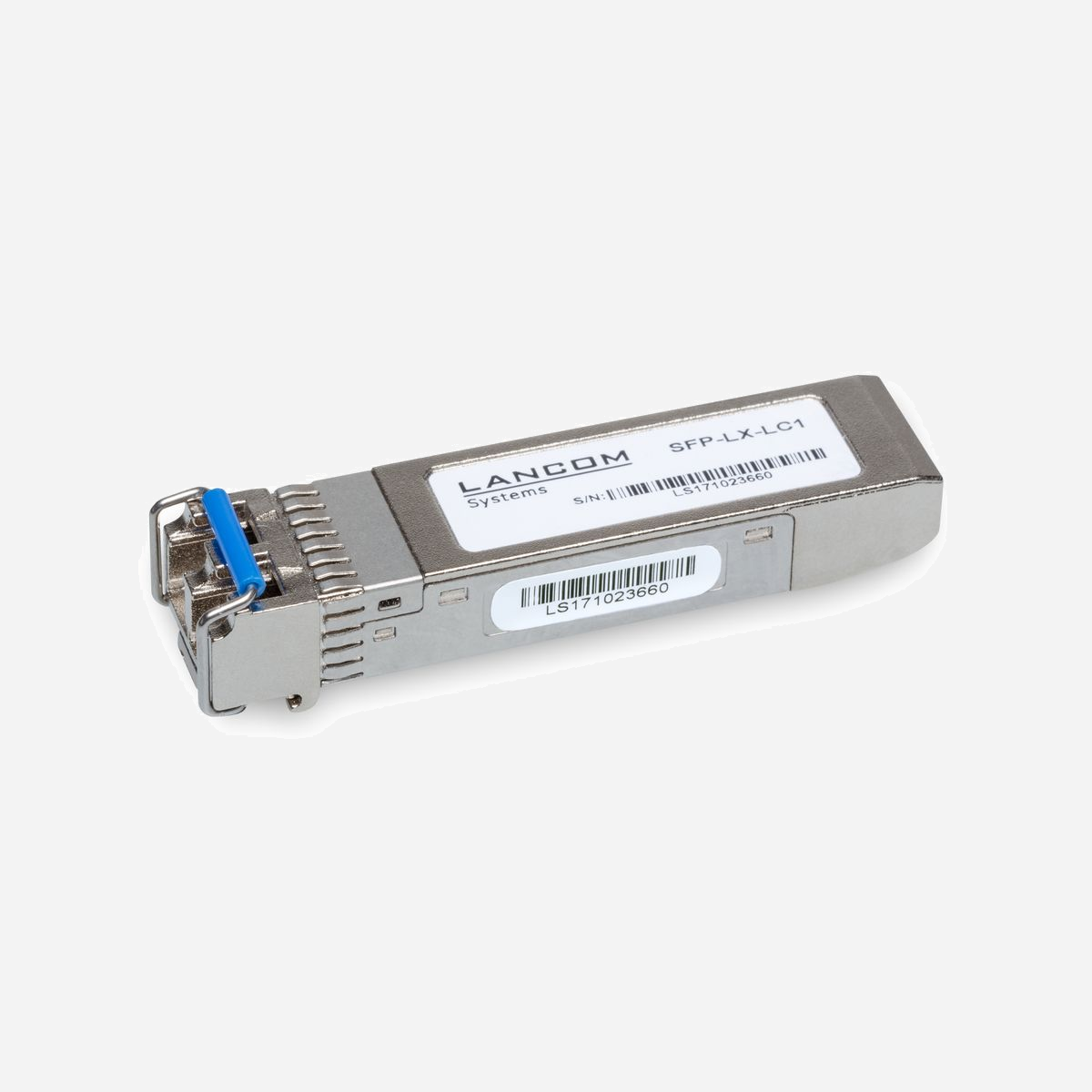 LANCOM SFP-LX-LC1 (Bulk 10) - Émetteur-récepteur SFP Fibre Optique 1000 Mbit/s, Interface SFP, Connecteur LC, Distance 10km, 1310nm, Gigabit Ethernet - LANCOM SFP-LX-LC1 (Bulk 10). Type d'émetteur-récepteur SFP: Fibre optique, Débit de transfert des données maximum: 1000 Mbit/s, Type d'interface: SFP. Couleur du produit: Acier inoxydable, Format: SFP, Compatibilité de marque: Lancom. Quantité: 10 pièce(s). Poids du paquet: 260 g. Pays d'origine: Chine
