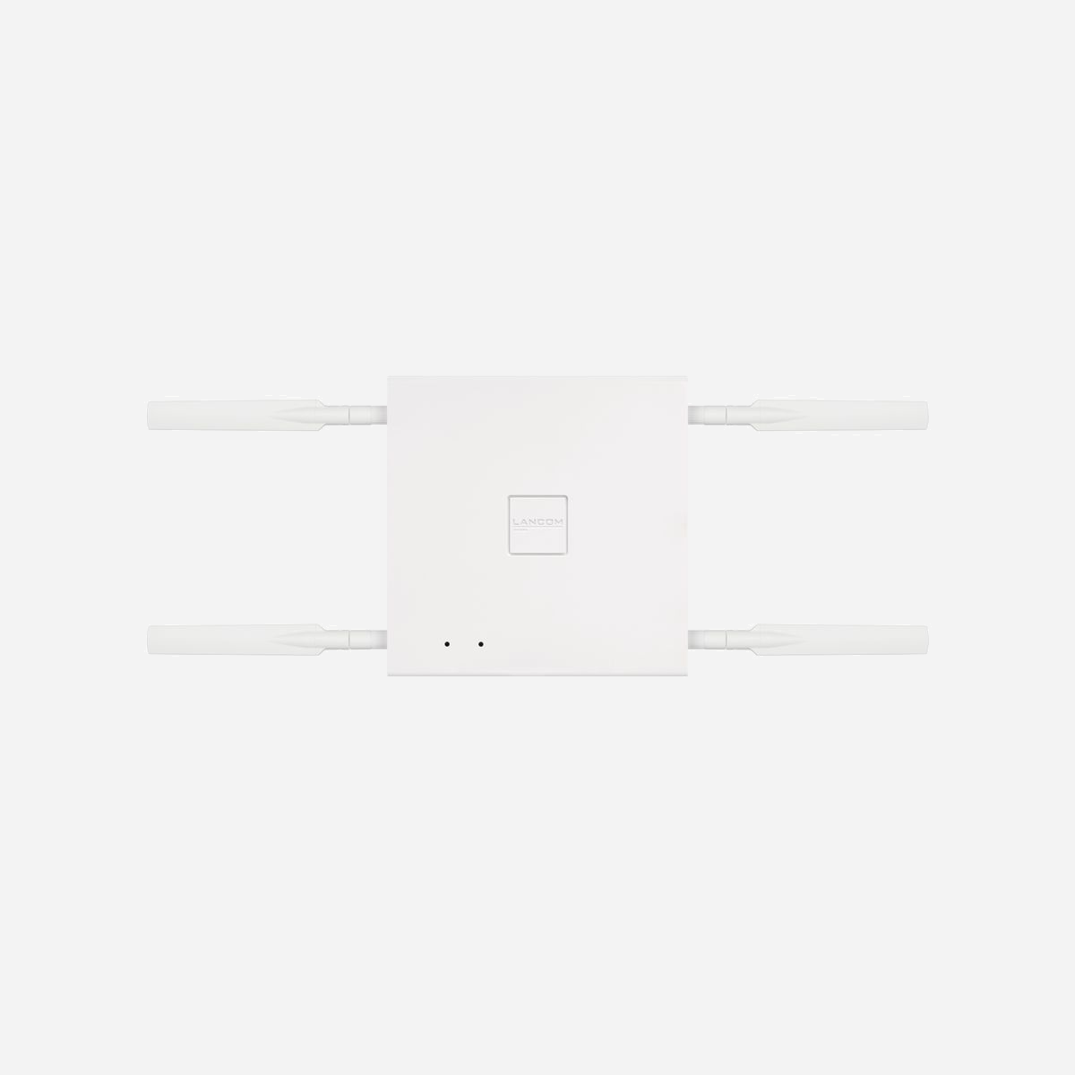 LANCOM LX-6402 (WW) Blanc : Point d'accès Wi-Fi 6 (IEEE 802.11ax) 2.4/5 GHz, 3550 Mbps, MU-MIMO 4x4, Bluetooth 5.1, USB 3.0, PoE, WPA3 - <b>Wi-Fi 6 très efficace pour les environnements complexes</b><br>Les réseaux radio Wi-Fi sont aujourd'hui présents dans tous les domaines de la vie. Qu'il s'agisse d'environnements de bureau, d'écoles, d'universités, de centres commerciaux, de stades ou de lieux d'événements, aucune zone ne peut se passer du Wi-Fi. Ce point d'accès Wi-Fi 6 offre des temps de latence réduits et un débit élevé par client, même avec une densité élevée de terminaux. Les connecteurs d'antenne Wi-Fi externes permettent une couverture ciblée dans les environnements complexes. Vous pouvez donc faire confiance aux possibilités du High Efficiency Wireless – Made by LANCOM.<br><br><b>Avantages</b><br><br>Double Wi-Fi simultané avec un débit de données agrégé allant jusqu'à 3 550 Mbps<br>Le LANCOM LX-6402 offre la norme Wi-Fi 6 (IEEE 802.11ax) pour un réseau local sans fil à grande vitesse pour les clients dans les bandes de 2,4 et 5 GHz. La technologie Wi-Fi 6 permet d'atteindre des taux de transmission allant jusqu'à 2 400 Mbps à 5 GHz et simultanément jusqu'à 1 150 Mbps à 2,4 GHz.<br><br>MIMO 4x4 multi-utilisateurs pour les liaisons descendantes et montantes<br>La technologie MIMO multi-utilisateurs (MU-MIMO en abrégé) distribue simultanément tous les flux spatiaux disponibles du LANCOM LX-6402 entre plusieurs clients Wave 2 différents, plutôt que l'un après l'autre comme c'était le cas auparavant. La bande passante disponible est utilisée efficacement et les délais dans le réseau sans fil sont considérablement réduits. Avec le Wi-Fi 6, MU-MIMO fonctionne non seulement pour la liaison descendante, mais aussi pour la liaison montante.<br><br>Prise en charge professionnelle de l'IdO via BLE et USB<br>Avec le LANCOM LX-6402, vous pouvez facilement plonger dans le monde de l'Internet des objets (IoT). La prise en charge de Bluetooth Low Energy (5.1) et de l'USB 3.0 offre de nombreuses possibilités pour communiquer avec les capteurs WLAN modernes dans les appareils ou les objets et utiliser des applications innovantes telles que le suivi des actifs ou l'affichage numérique avec Wireless ePaper. Le LANCOM Wireless ePaper USB, disponible en option, vous permet ainsi d'utiliser facilement des solutions d'affichage numérique, des étiquettes électroniques pour rayonnages et d'autres applications ePaper.<br><br>OFDMA – le covoiturage dans le domaine de la radio<br>L'accès multiple par répartition orthogonale de la fréquence (OFDMA) divise la gamme de fréquences d'un canal Wi-Fi en un certain nombre de blocs de fréquences par unité de temps. Cela crée des sous-porteuses, qui peuvent être aussi étroites que 2 MHz. Les petits paquets de données, si typiques des appareils IoT, ne bloquent plus à eux seuls des canaux entiers de 20, 40 ou même 80 MHz. En revanche, le point d'accès Wi-Fi 6 est capable de regrouper plusieurs sous-porteuses. C'est un peu comme le covoiturage, qui permet de ne plus bloquer la circulation avec des voitures à un seul occupant : Au lieu de cela, les rues sont libérées par quelques voitures transportant plusieurs occupants.<br><br>Largeur de canal de 160 MHz<br>Le point d'accès peut gérer des largeurs de canaux de 20, 40 et 80 MHz (avec 4 flux) et 160 MHz (avec 2 flux). La largeur de canal de 160 MHz permet un débit de données allant jusqu'à 2.400 Mbps sur des terminaux appropriés avec deux antennes qui supportent la réception de deux flux à 160 MHz dans la bande de fréquence de 5 GHz.<br><br>Une plus grande longévité de la batterie grâce à la technologie TWT<br>Auparavant, les smartphones, les tablettes et les ordinateurs portables devaient être prêts à recevoir en permanence pour ne pas manquer leurs paquets de données. Cela pouvait rapidement épuiser la charge de la batterie. Wi-Fi 6 propose une nouvelle technologie pour contrer la consommation d'énergie du côté du client. Le Target Wake Time (TWT) réduit la consommation en permettant au point d'accès et au client de négocier le moment exact où le récepteur doit se réveiller pour recevoir des paquets de données.<br><br>Direction de la bande<br>Optimisation de l'équilibrage de la charge dans votre Wi-Fi en redirigeant activement les clients vers la bande de fréquence 5 GHz, moins encombrée et plus performante.<br><br>Fonctionne via le LANCOM Management Cloud<br>Le LANCOM LX-6402 offre une convivialité inégalée : Géré par le LANCOM Management Cloud, il s'intègre dans un système d'orchestration de réseau holistique et automatisé basé sur la technologie de réseau défini par logiciel.<br><br>Interface web moderne pour un fonctionnement autonome<br>Pour un fonctionnement autonome, l'interface web intuitive du nouveau WEBconfig offre la meilleure vue d'ensemble pour une gestion et une surveillance complètes. L'appareil est configuré en quelques instants. Des tableaux de bord modernes affichent clairement l'état actuel du Wi-Fi et permettent la configuration simple de réseaux Wi-Fi individuels (SSID) et des clés de réseau associées. D'autres options incluent des fonctions intelligentes telles que l'intégration facile de nouveaux clients à l'aide de codes QR.<br><br>Fonctionnement via un contrôleur WLAN<br>Le LANCOM LX-6402 offre la meilleure flexibilité possible en termes de mode de fonctionnement. En plus du fonctionnement autonome ou de l'intégration dans le LANCOM Management Cloud, la gestion peut également être effectuée de manière centralisée via un contrôleur WLAN.<br><br>Norme de sécurité Wi-Fi WPA3<br>Le WPA3, qui succède au WPA2, offre des améliorations et des fonctions de sécurité importantes pour les petits réseaux (« WPA3-Personal ») et les grands réseaux (« WPA3-Enterprise »).<br><br>Sécurité LANCOM pour les réseaux sans fil<br>Avec de nombreuses fonctions de sécurité intégrées telles que IEEE 802.1X, ce point d'accès de classe entreprise offre une sécurité optimale pour les réseaux. Les administrateurs et les employés bénéficient de politiques de sécurité professionnelles sur le réseau.<br><br>Alimentation électrique polyvalente<br>Grâce à l'alimentation électrique par Ethernet selon IEEE 802.3at, le LANCOM LX-6400 fonctionne sur n'importe quel port Ethernet alimenté par PoE. Le point d'accès peut également fonctionner avec un bloc d'alimentation.
