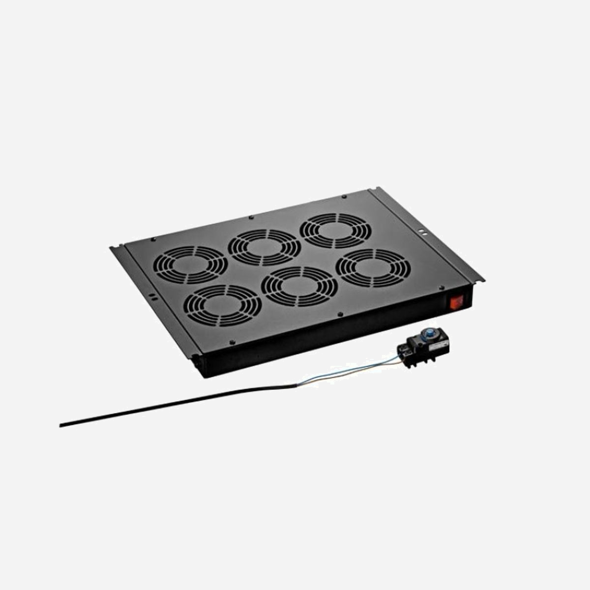 EFB Elektronik 691659TSV3 Panneau de Ventilation Rack 1U 6 Ventilateurs 960m³/h Acier Noir 230V 50Hz 482x352x44.5mm IP20 - EFB Elektronik 691659TSV3. Type: Panneau ventilation, Couleur du produit: Noir, Matériau du boîtier/corps: Acier. Source d'alimentation: Secteur, Tension d'entrée: 230 V, Fréquence d'entrée AC: 50 Hz. Taille (impériale): 48,3 cm (19"), Largeur: 482 mm, Profondeur: 352 mm