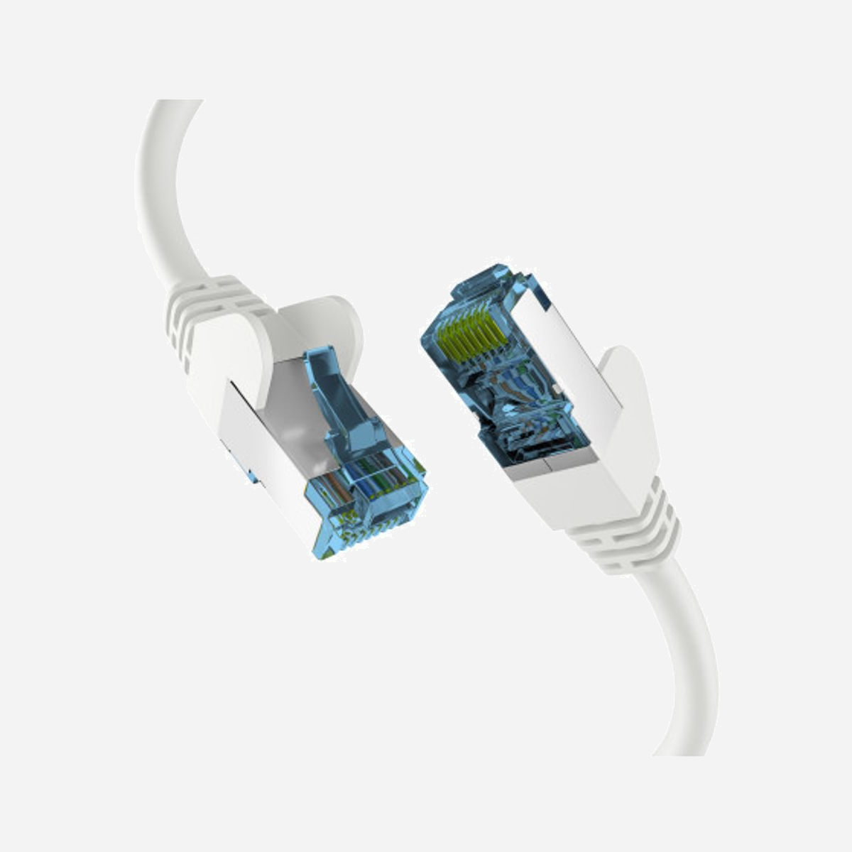 Câble Réseau EFB Elektronik Cat7 S/FTP 50m, Connecteurs RJ-45 Plaqué Or, 10000 Mbit/s, 600 MHz, AWG 27/7, LSZH, Blanc - EFB Elektronik EC020200146. Longueur de câble: 50 m, Câble standard: Cat7, Blindage du câble: S/FTP (S-STP), Connecteur 1: RJ-45, Connecteur 2: RJ-45, Contacts du connecteur de placage: Or, Taux de transfert de données: 10000 Mbit/s, Couleur du produit: Blanc