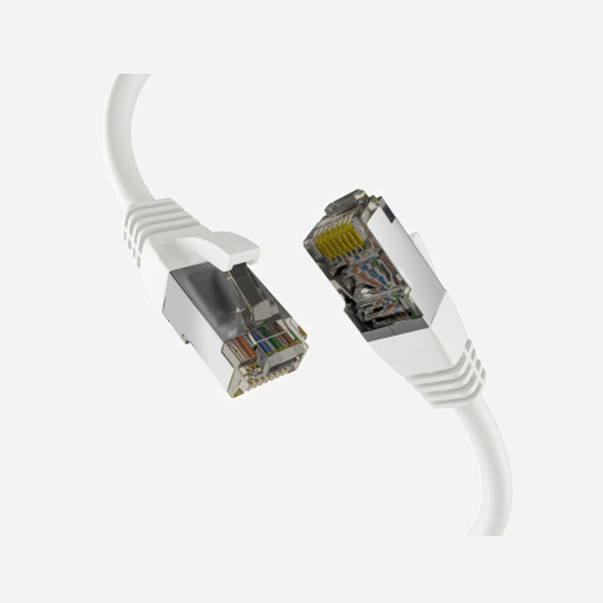 M-Cab EC020200312 Câble Réseau Cat8.1 S/FTP (S-STP) 1m RJ-45 Mâle Contacts Or 40000 Mbit/s 2000MHz LSZH Blanc Cuivre 26/7 PoE - M-Cab EC020200312. Longueur de câble: 1 m, Câble standard: Cat8.1, Blindage du câble: S/FTP (S-STP), Connecteur 1: RJ-45, Connecteur 2: RJ-45, Contacts du connecteur de placage: Or, Taux de transfert de données: 40000 Mbit/s, Couleur du produit: Blanc