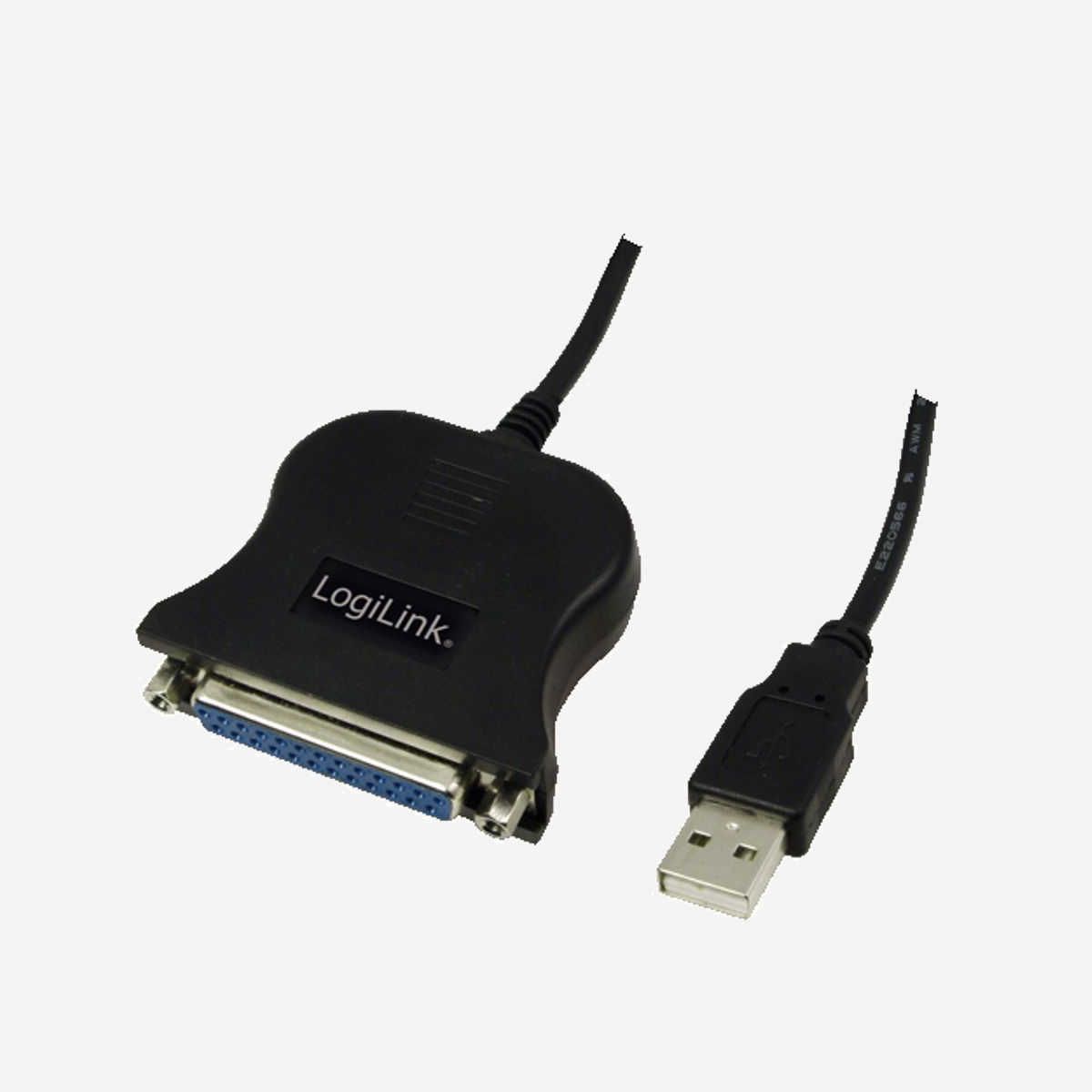 LogiLink UA0054A : Câble parallèle USB A vers DB25 Noir, 1.8m, Connectique USB 2.0, Dimensions Emballage 215x45x146mm, Poids 180g - LogiLink UA0054A. Couleur du produit: Noir, Connecteur 1: USB A, Connecteur 2: DB25. Largeur du colis: 215 mm, Profondeur du colis: 45 mm, Hauteur du colis: 146 mm