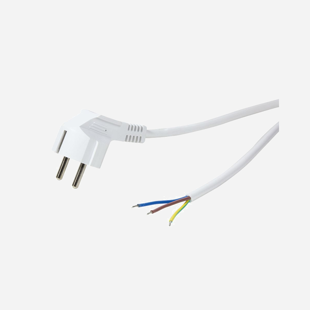 Câble d'alimentation LogiLink CP136, 1.5m, CEE 7/7 mâle coudé 90°, blanc, RoHS, connecteur courbe, Longueur 1.5 mètre - LogiLink 1.5m, CEE 7/7. Longueur de câble: 1,5 m, Connecteur 1: CEE7/7
