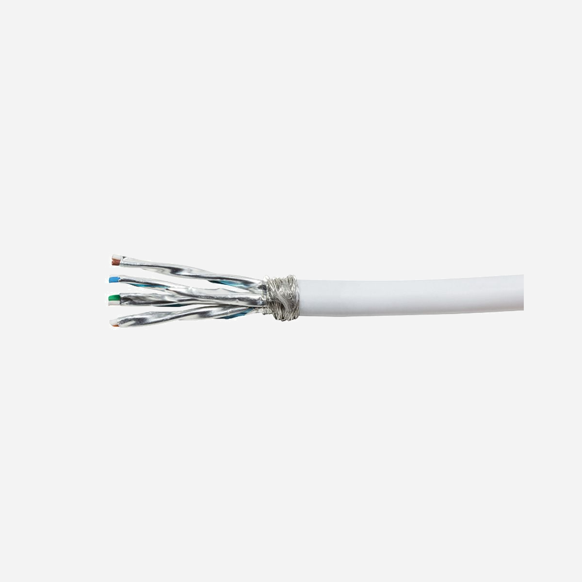 LogiLink CPV0041 Câble Réseau Cat7 S/FTP (S-STP) Blanc 100m, Diamètre 6mm, Conforme Standard Cat7, Blindage S/FTP (S-STP) - LogiLink CPV0041. Longueur de câble: 100 m, Câble standard: Cat7, Blindage du câble: S/FTP (S-STP), Couleur du produit: Blanc