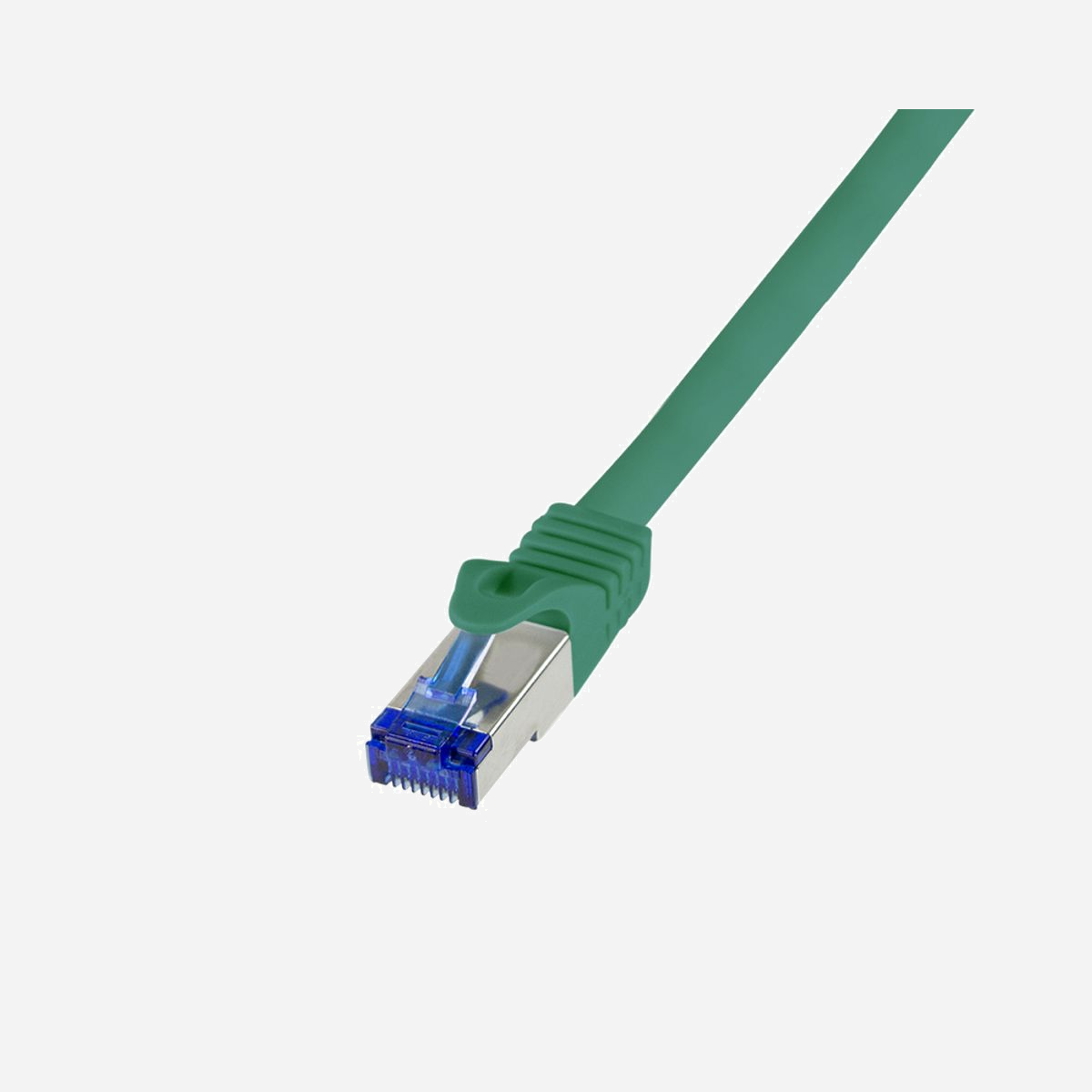 LogiLink C6A115S : Câble Réseau Cat6a S/FTP (S-STP) 20m, RJ-45, Vert, LSZH, 10GBase-T, 500 MHz, AWG 26/7, Cuivre, Classe Ea - LogiLink C6A115S. Longueur de câble: 20 m, Câble standard: Cat6a, Blindage du câble: S/FTP (S-STP), Connecteur 1: RJ-45, Connecteur 2: RJ-45, Couleur du produit: Vert