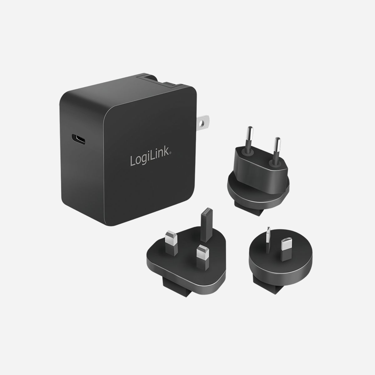 LogiLink PA0302 Chargeur Secteur Universel 65W USB-C Power Delivery 3.0 (5V/3A, 9V/3A, 12V/3A, 15V/3A, 20V/3.25A) Protections multiples - LogiLink PA0302. Type de chargeur: Intérieure, Type de source d'alimentation: Secteur, Compatibilité de chargeur: Universel. Tension d'entrée: 100 - 240 V, Tension de sortie (max): 20 V, Courant de sortie de l'adaptateur secteur: 3,25 A. Quantité de ports USB de type C: 1, Charge rapide, Dispositifs de protection électrique: Sur-courant, Surtension, Surchauffe, Court-circuit. Couleur du produit: Noir