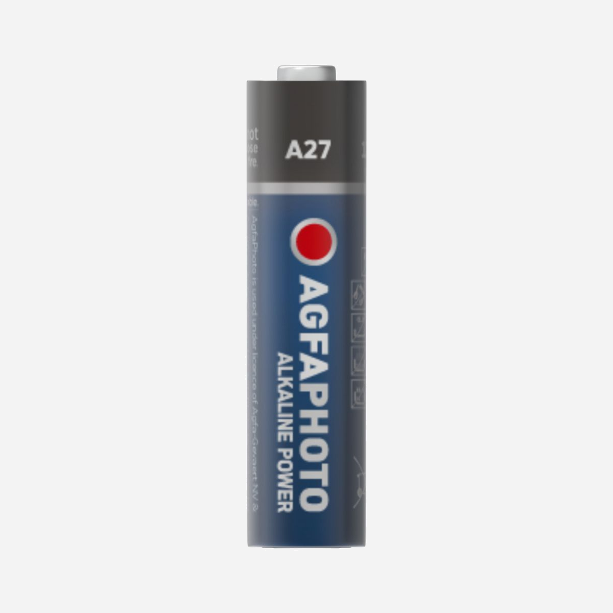 AgfaPhoto Batterie Alcaline A27 12V, Pile Unique, Dimensions 8x28.2mm, Température d'Opération -15°C à 55°C, Conditionnement Blister - AgfaPhoto 110-804705. Type de batterie: Batterie à usage unique, Taille(s) de la batterie: A27, Technologie batterie: Alcaline. Hauteur: 28,2 mm, Diamètre: 8 mm. Poids du paquet: 6,6 g, Type d'emballage: Blister