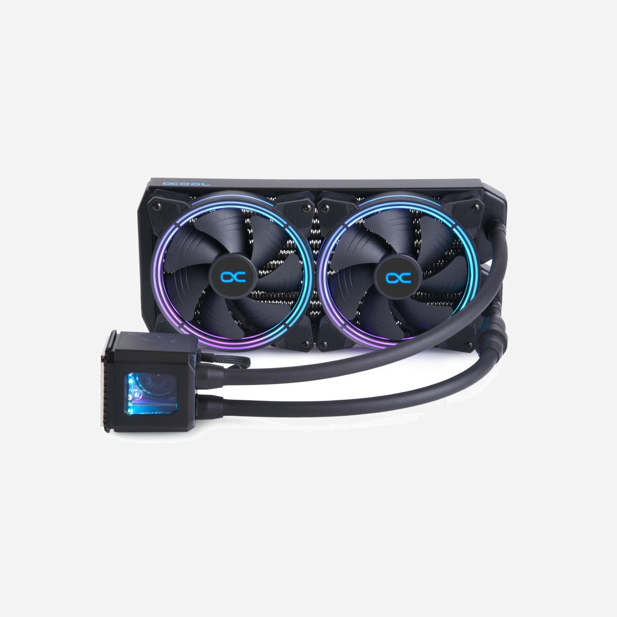 Alphacool 11729 : Système Refroidissement Liquide CPU All-in-One 140mm, Radiateur Cuivre 144x314x30mm, PWM 600-1500 RPM, Compatible Intel/AMD - Alphacool 11729. Type: Refroidisseur de liquide tout-en-un, Diamètre du ventilateur: 14 cm, Flux d'air: 71 m³/h, Pression d'air minimum: 0,41 mmH2O, Pression d'air maximale: 1,6 mmH2O. Couleur du produit: Noir