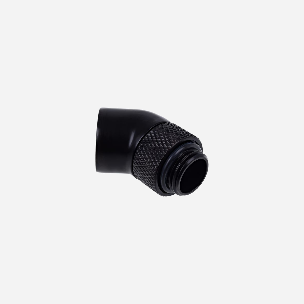 Alphacool 17246 : Raccord orientable 45° Noir, Filetage G 1/4", Connectique Mâle/Femelle, Dimensions 18.5x35x18.5mm, Poids 100g - Alphacool 17246. Couleur du produit: Noir, fil connectiques: 1/4", Angle: 45°. Largeur: 18,5 mm, Profondeur: 35 mm, Hauteur: 18,5 mm