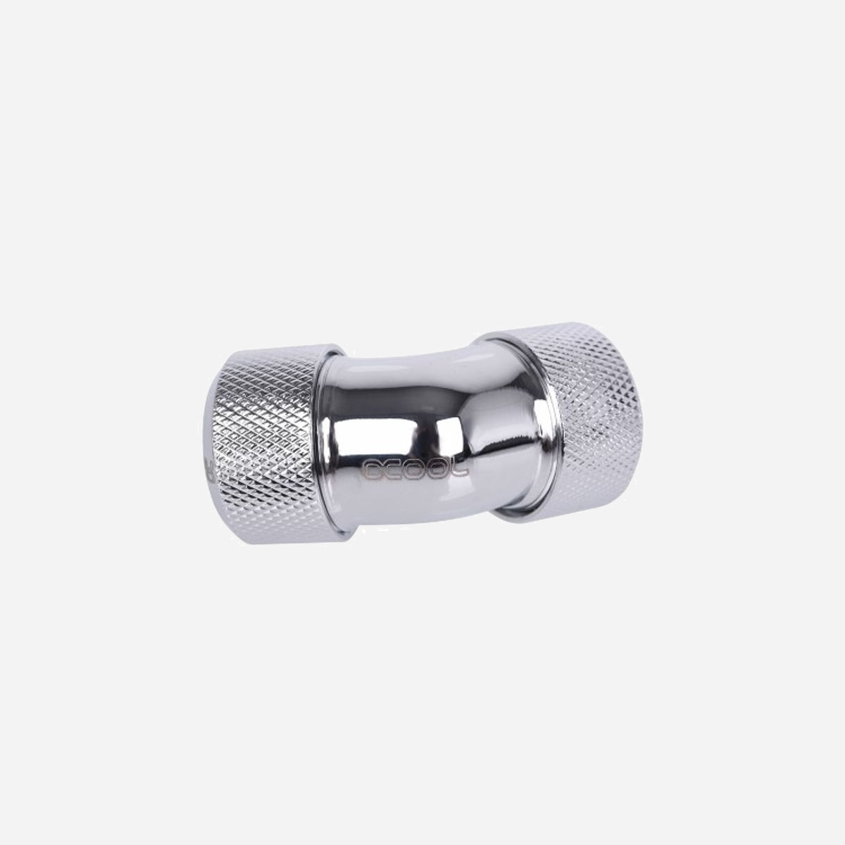 Alphacool Raccord 17404 Laiton Chrome 45° pour Système Refroidissement Liquide PC, 23x46x36mm, 80g - Alphacool 17404. Type: Raccord, Matériel: Laiton, Couleur du produit: Chrome. Largeur: 23 mm, Profondeur: 46 mm, Hauteur: 36 mm