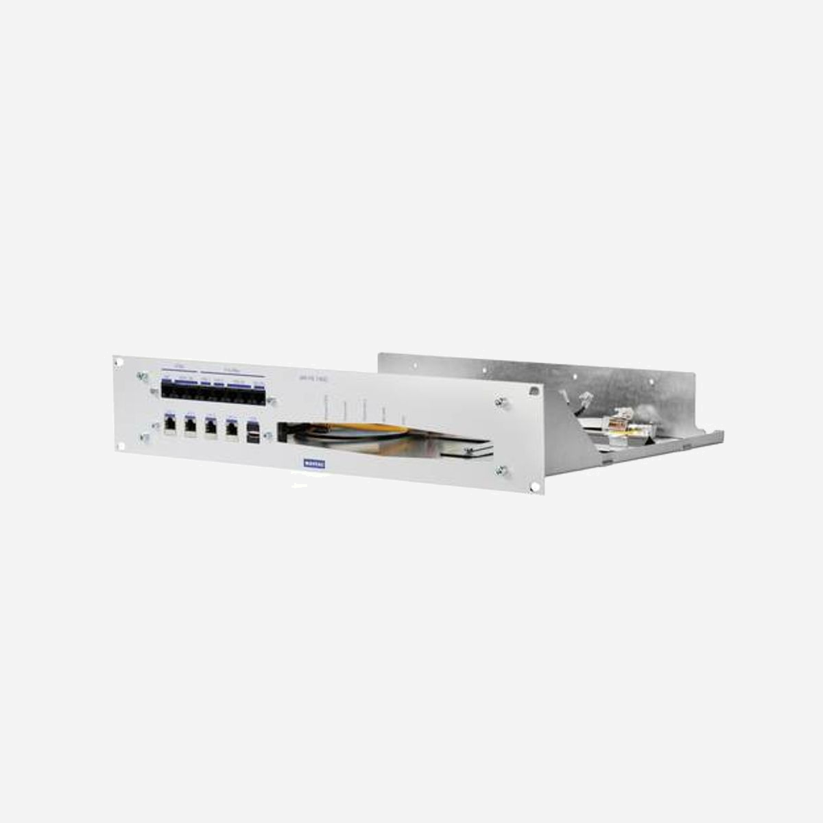 Wantec 2093 Adaptateur Rack 19" Métallique pour Fritz!Box 7590 AX (V2) - 482.6mm x 303mm x 88.1mm, 8 Ports Ethernet LAN (RJ-45) - Wantec 2093. Type: Adaptateur, Couleur du produit: Métallique, Compatibilité: Fritz!Box 7590 AX (V2). Largeur: 482,6 mm, Profondeur: 303 mm, Hauteur: 88,1 mm. Quantité: 1 pièce(s)