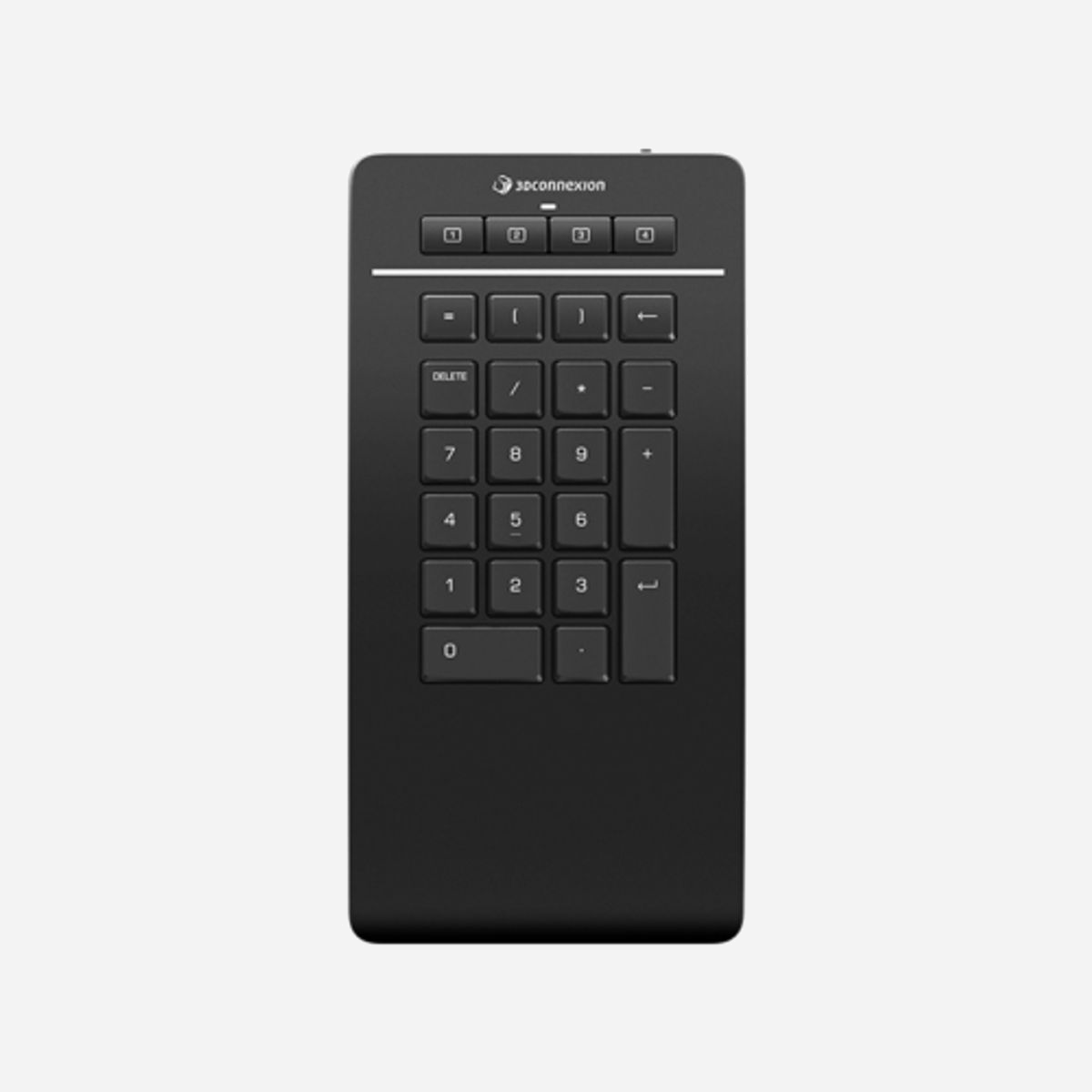 3Dconnexion Numpad Pro : Clavier numérique Bluetooth/USB/RF Wireless Noir, câble 1.5m, compatible Windows/macOS, 114x229x16mm, 250g - 3Dconnexion Numpad Pro. Interface de l'appareil: Bluetooth/USB/RF Wireless. Longueur de câble: 1,5 m, Couleur du produit: Noir. Poids: 250 g