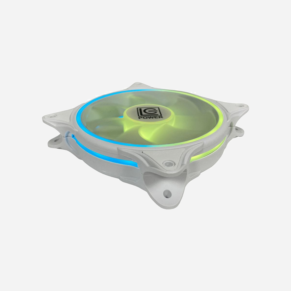 LC-Power LC-CF-120-ARGB-W Ventilateur 120mm ARGB Blanc, 800-1300 RPM, 14.6-26.8 dBA, 20.35-48.9 CFM, Palier FDB, 12V, Connecteur 6-broches - LC-Power LC-CF-120-ARGB-W. Type: Ventilateur, Diamètre du ventilateur: 12 cm, Vitesse de rotation (min): 800 tr/min, Vitesse de rotation (max): 1300 tr/min, Type de roulement: Palier à dynamique des fluides (FDB). Tension: 12 V. Couleur du produit: Blanc