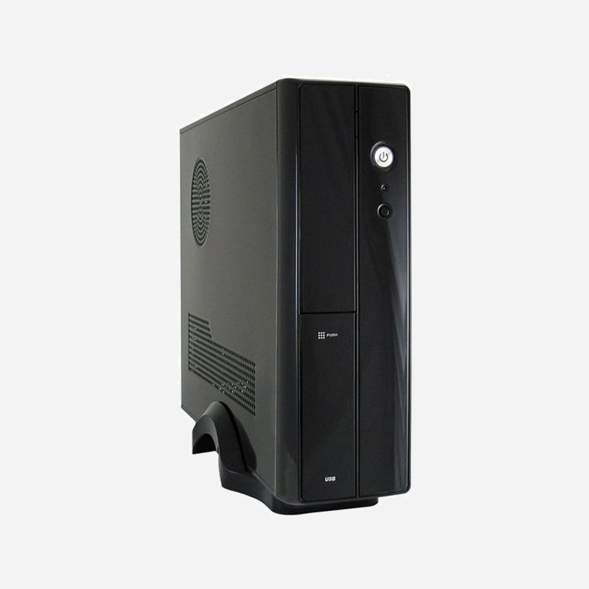 LC-Power LC-1400MI Mini Tower PC Noir, Alimentation 200W LC200SFX V3.21, Micro ATX/Mini-ITX, Baies 3.5"/5.25", USB 3.2 Gen 1, 300x400x95mm - LC-Power LC-1400MI. Format: Mini Tower, Type: PC, Couleur du produit: Noir. Alimentation d'énergie: 200 W. Tailles de disques durs supportées: 3.5". Largeur: 300 mm, Profondeur: 400 mm, Hauteur: 95 mm. Type d'alimentation d'énergie: LC200SFX V3.21, Ventilateurs optionnels: 1 x 80 mm