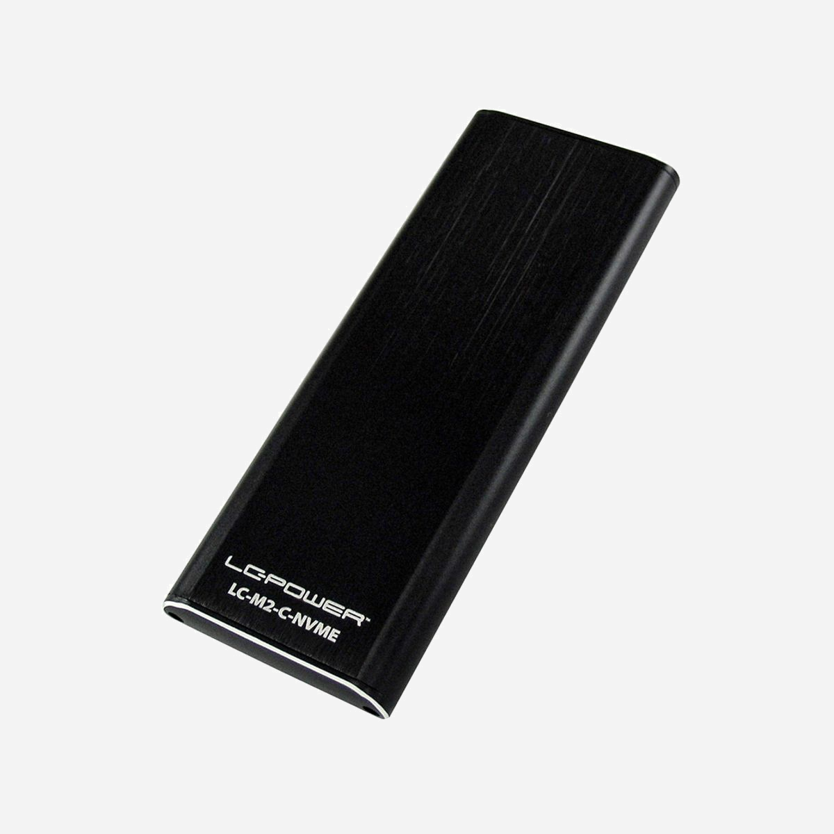 LC-Power LC-M2-C-NVME Boîtier Externe M.2 NVMe vers USB 3.2 Gen 2 Type-C, Aluminium Noir, Taux de Transfert 10 Gbit/s, 40x106x10.5mm - LC-Power LC-M2-C-NVME. Type de produit: Enceinte ssd. Nombre d'unités de stockage pris en charge: 1, Taille de l'unité de stockage: M.2, Interfaces de lecteur de stockage prises en charge: M.2. Taux de transfert des données: 10 Gbit/s. Couleur du produit: Noir. Connecteur USB: USB Type-C