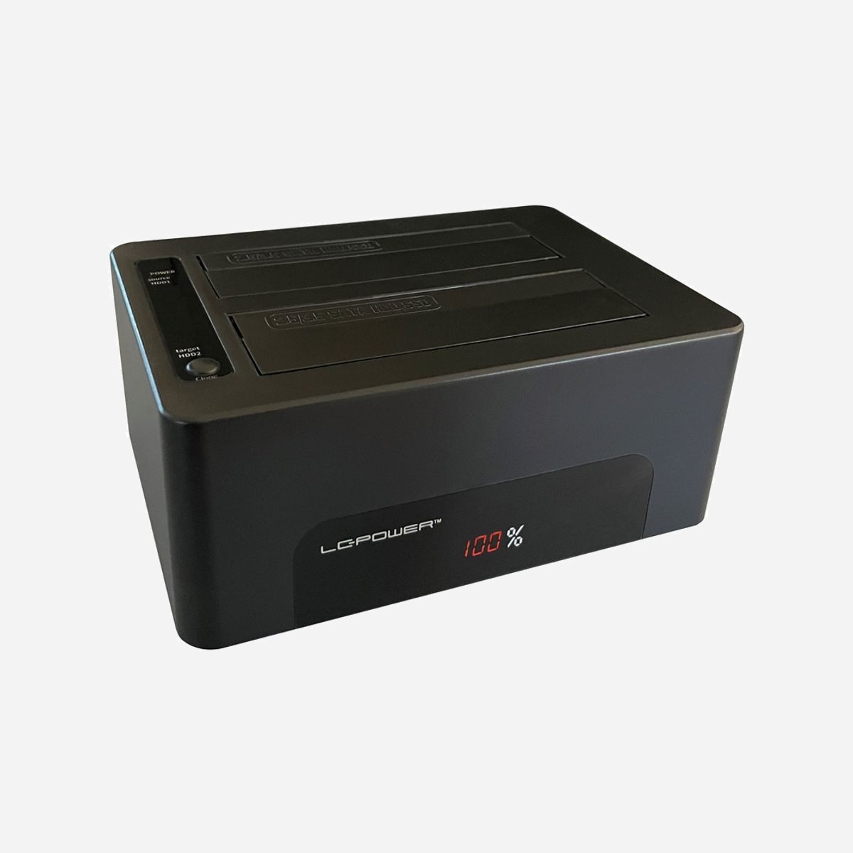 LC-Power LC-DOCK-U3-V Station d'accueil HDD/SSD SATA III 2.5/3.5" USB 3.2 Gen 1 Type-B, 5Gbps, UASP, compatible Windows/macOS, noir - LC-Power LC-DOCK-U3-V. Type de support de stockage: HDD, SSD, D'interface pour unité de stockage: Série ATA III, Tailles de disque de stockage pris en charge: 2.5,3.5". Interface de l'hôte: USB 3.2 Gen 1 (3.1 Gen 1) Type-B. Couleur du produit: Noir, Matériel: Plastique, Taux de transfert de données maximal: 5 Gbit/s. Prise en charge du système d'exploitation Windows: Windows 10, Windows 7, Windows 8, Windows 8.1. Largeur: 62 mm, Profondeur: 153 mm, Hauteur: 111 mm