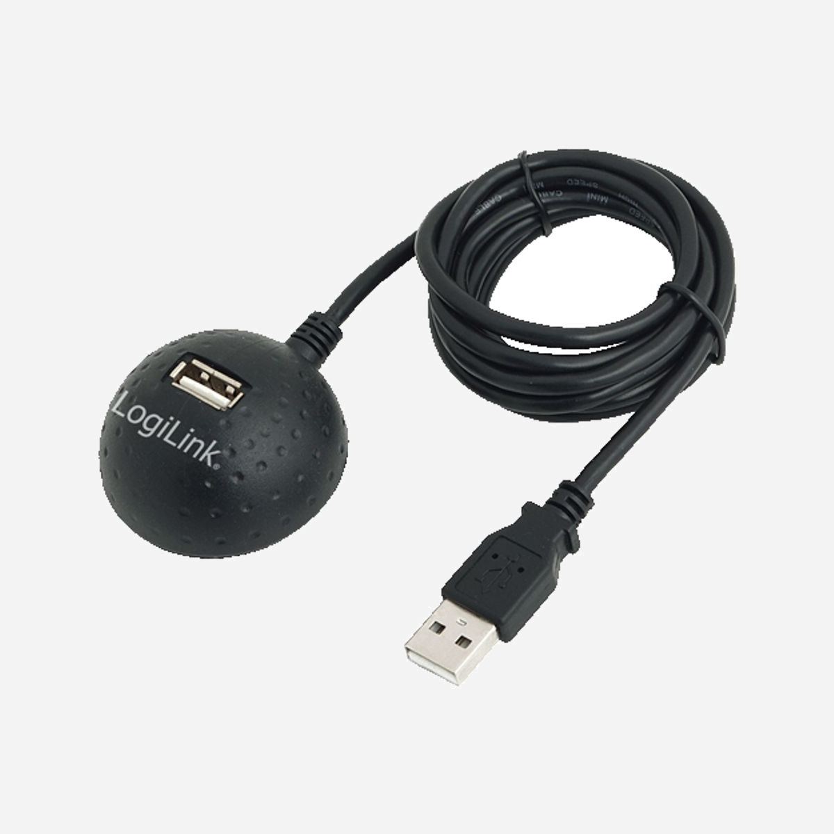 LogiLink CU0013B : Câble USB Noir, dimensions packaging 107x200x46mm, poids 180g, conformité RoHS, code SH 84733020 - LogiLink CU0013B. Couleur du produit: Noir
